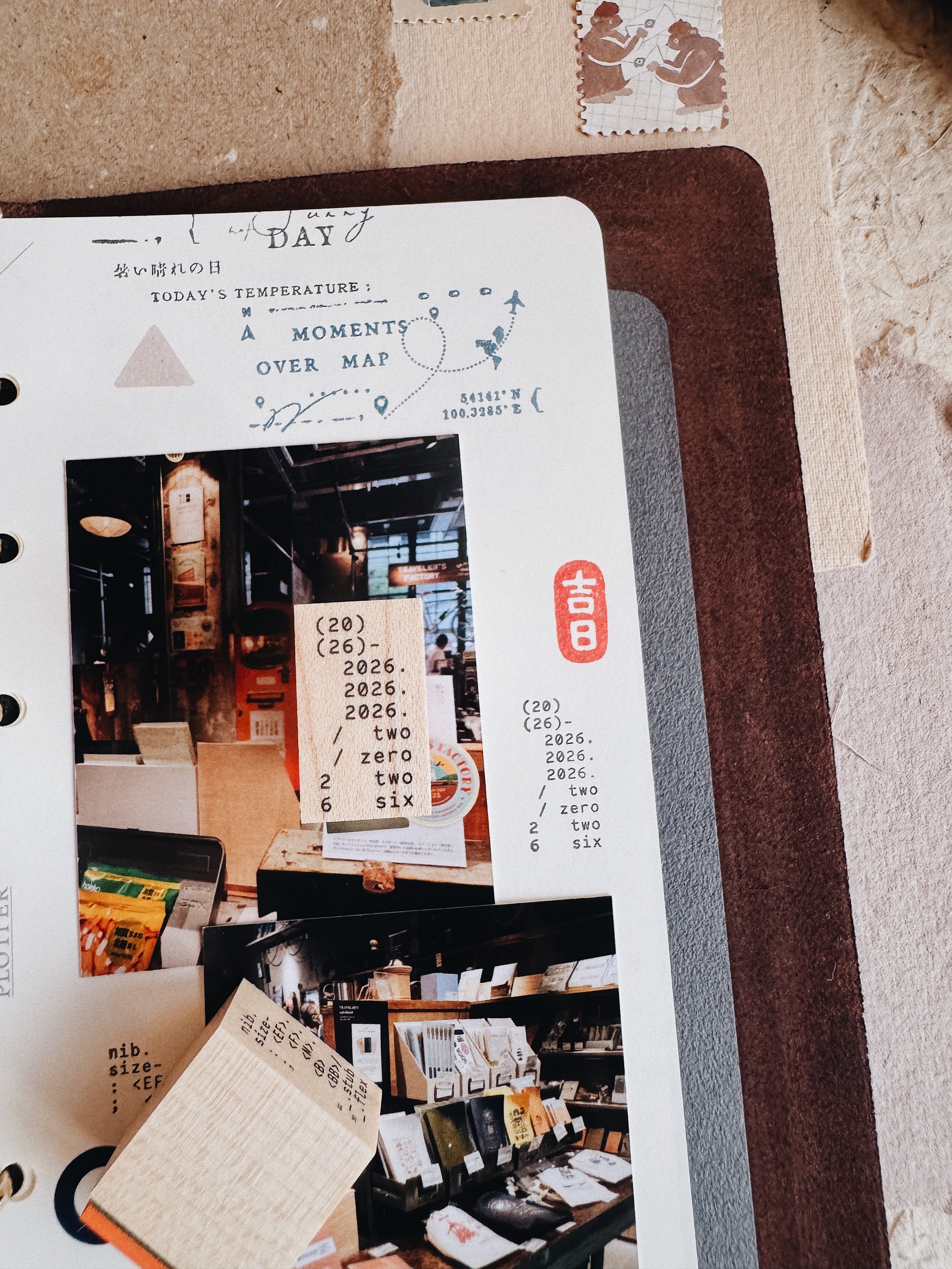 Penspapersplanner Travel Series Rubber Stamps (13 designs)