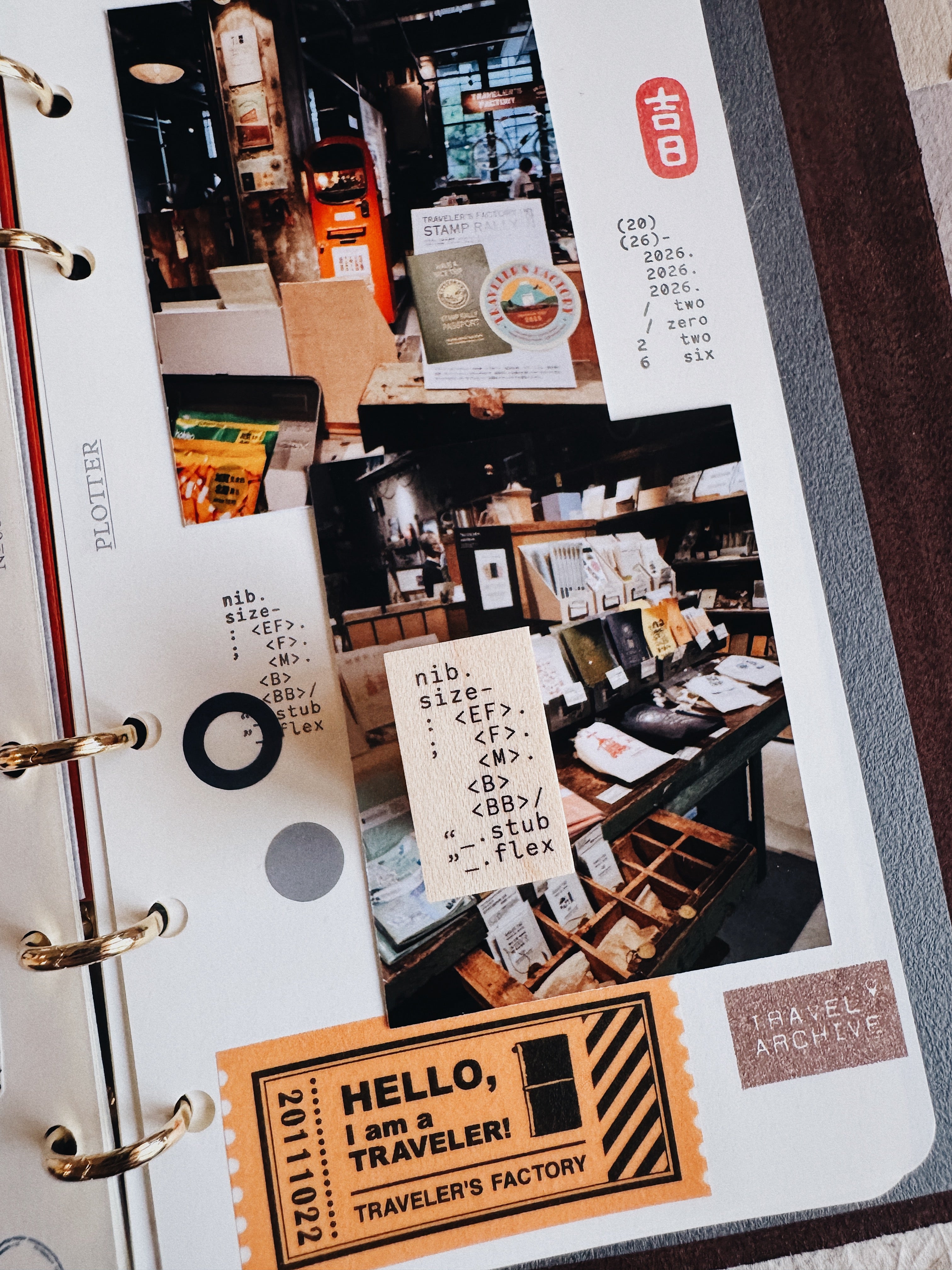 Penspapersplanner Travel Series Rubber Stamps (13 designs)