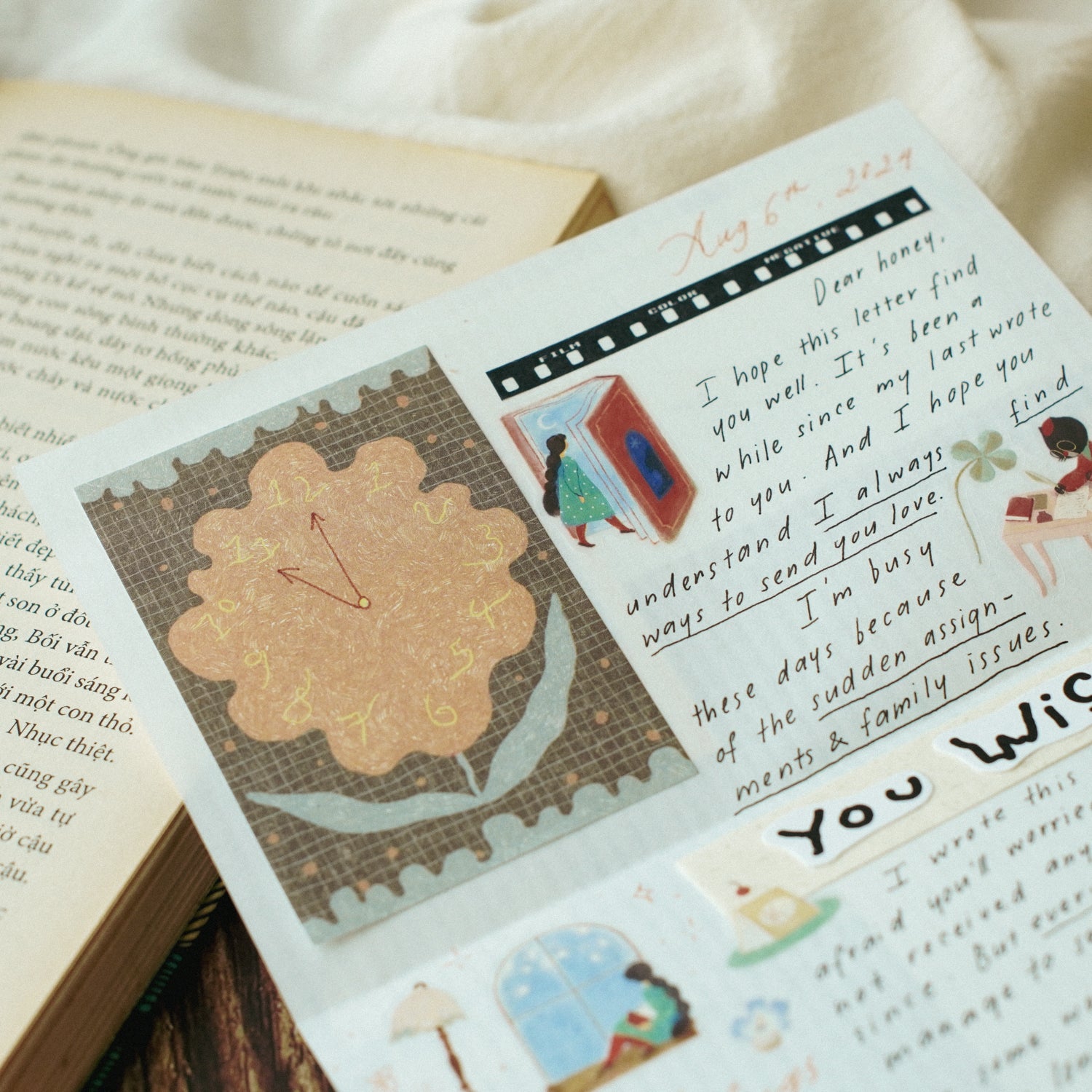 The Enchanted Library Die Cut PET Tape Stickers