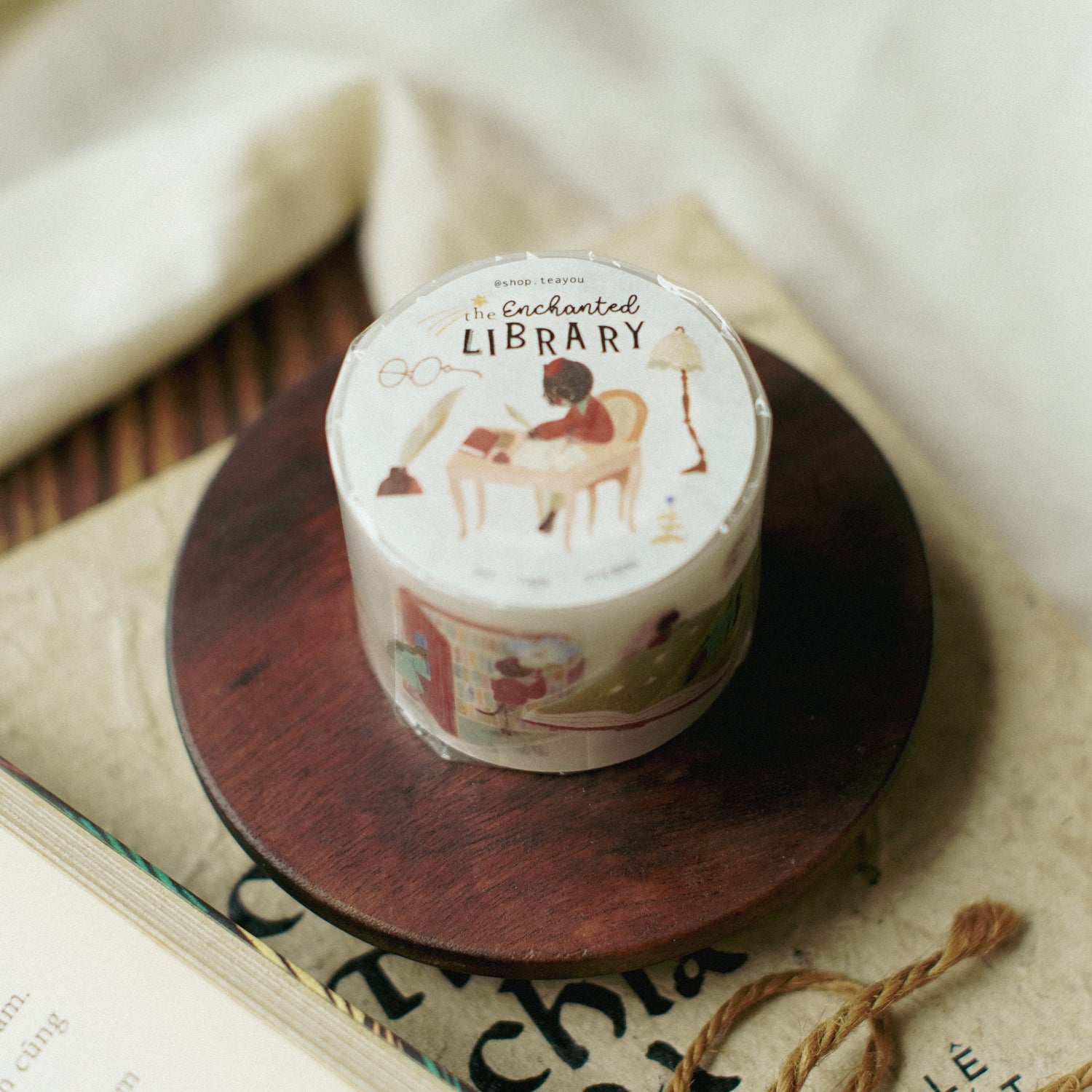 The Enchanted Library Die Cut PET Tape Stickers