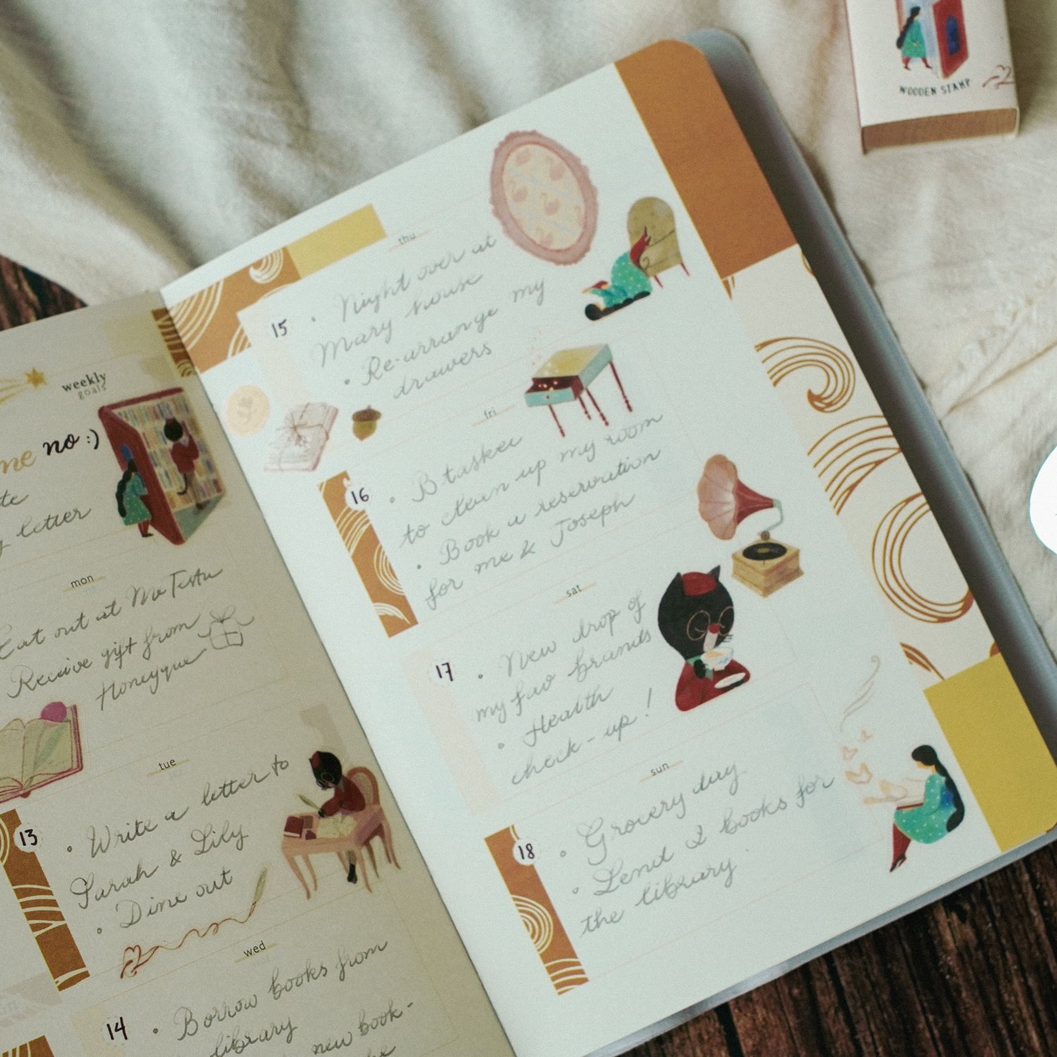 The Enchanted Library Die Cut PET Tape Stickers