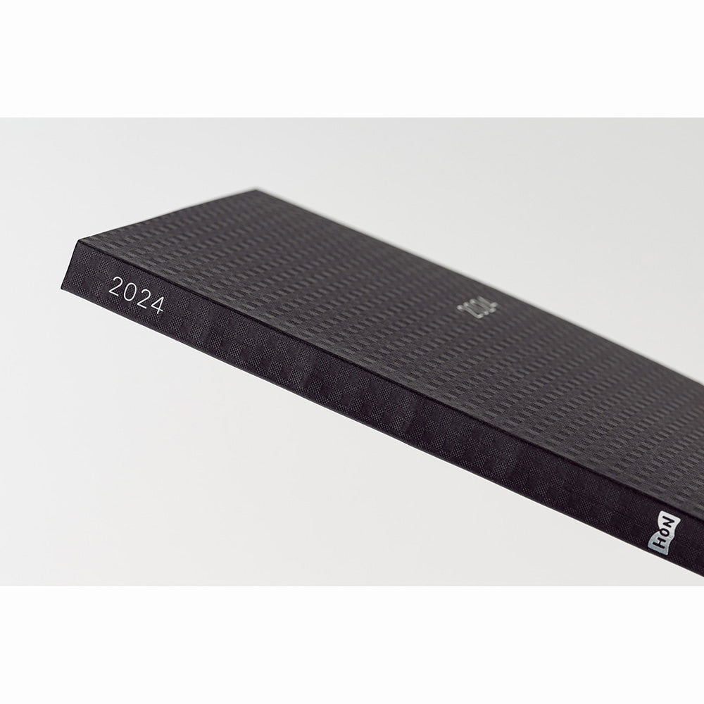 Hobonichi Techo 2024 HON A5- Paper Series: Black Gingham