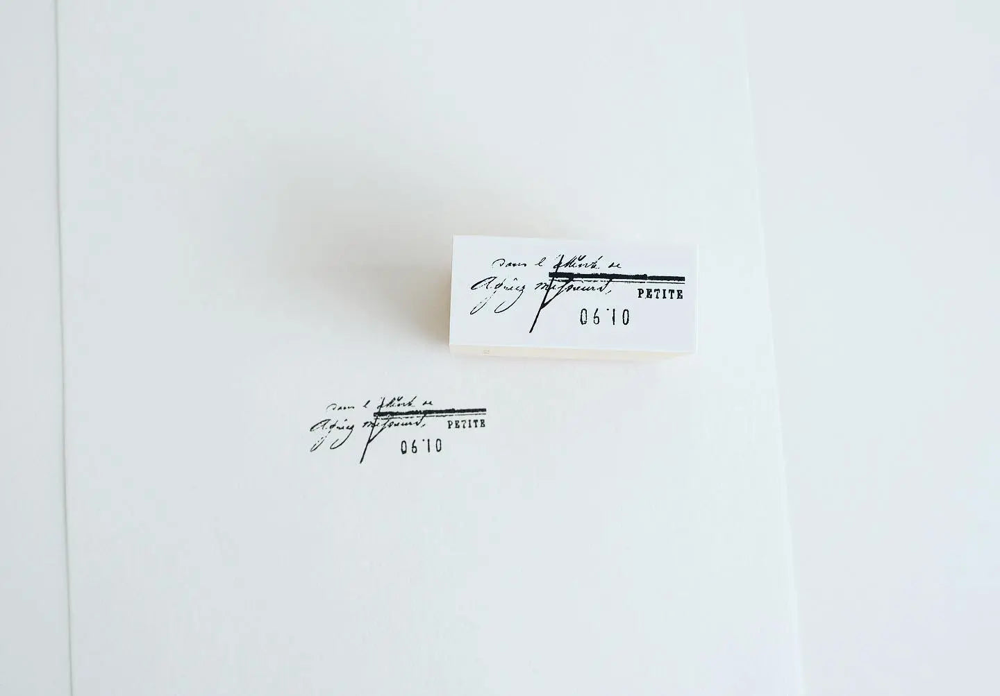 Yohaku Original Rubber Stamp-(S-070) News
