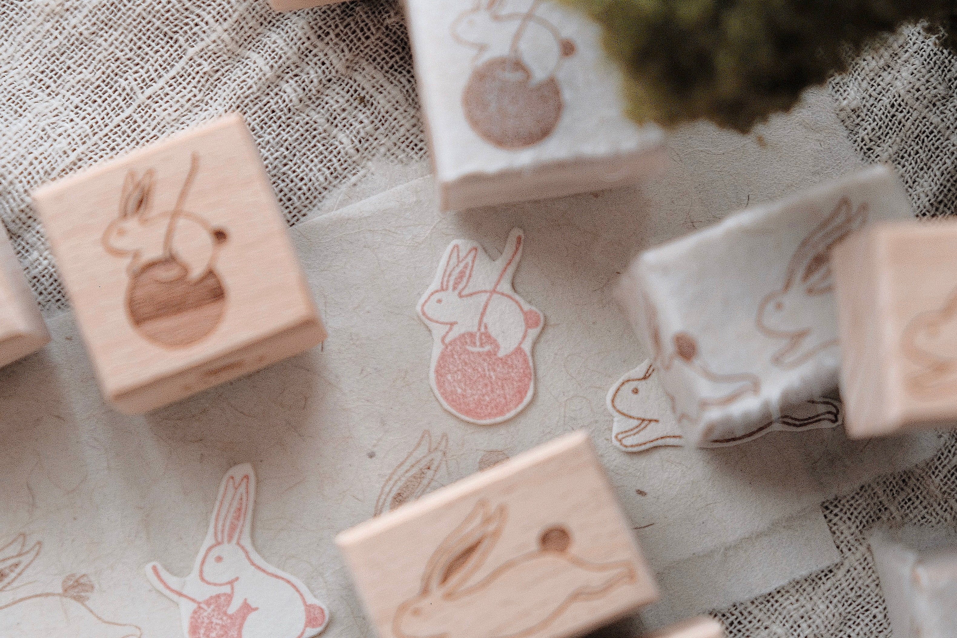 bighands Rubber Stamp- Wander Rabbit (4 designs)