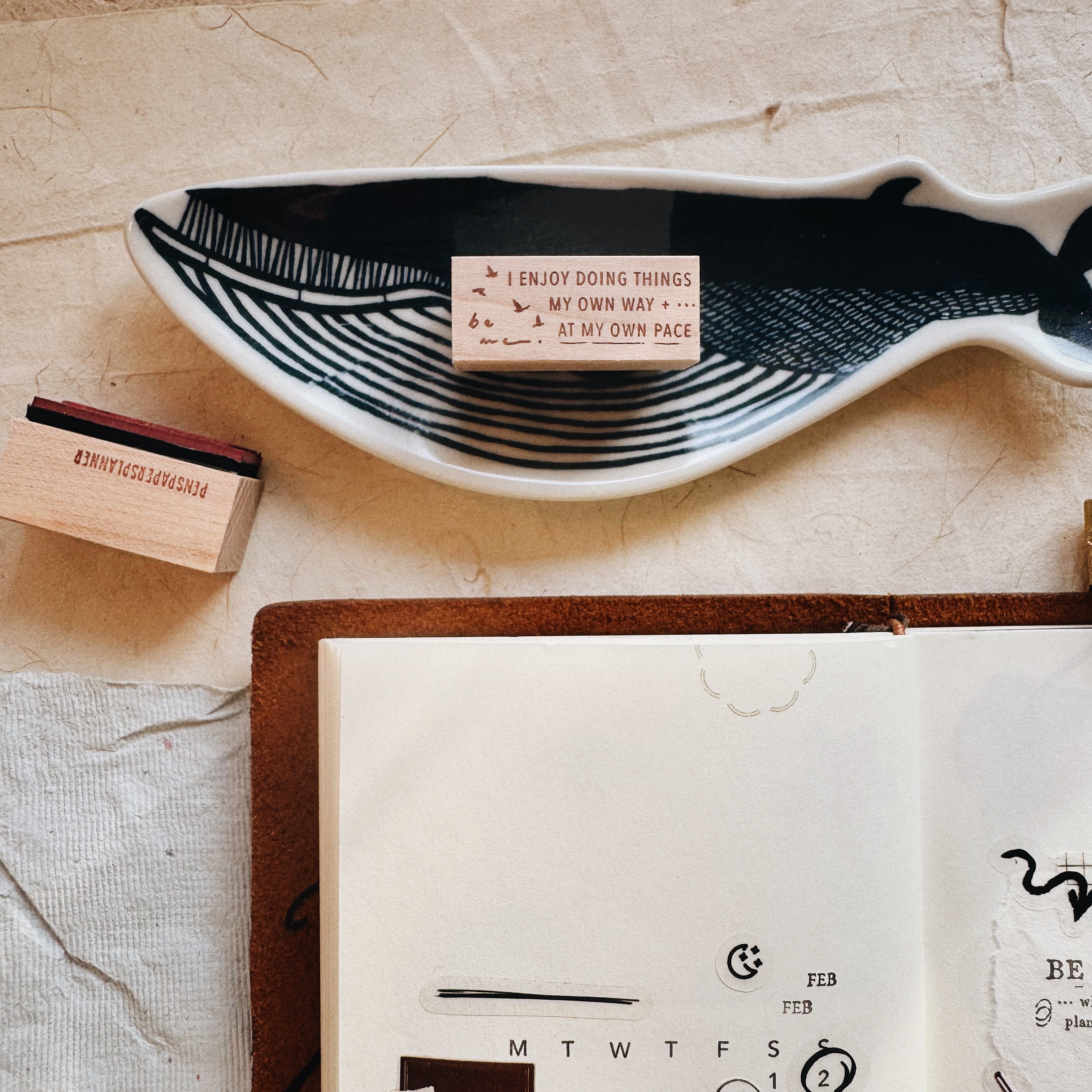 Penspapersplanner Series 8 Rubber Stamps: Introvert (7 designs)
