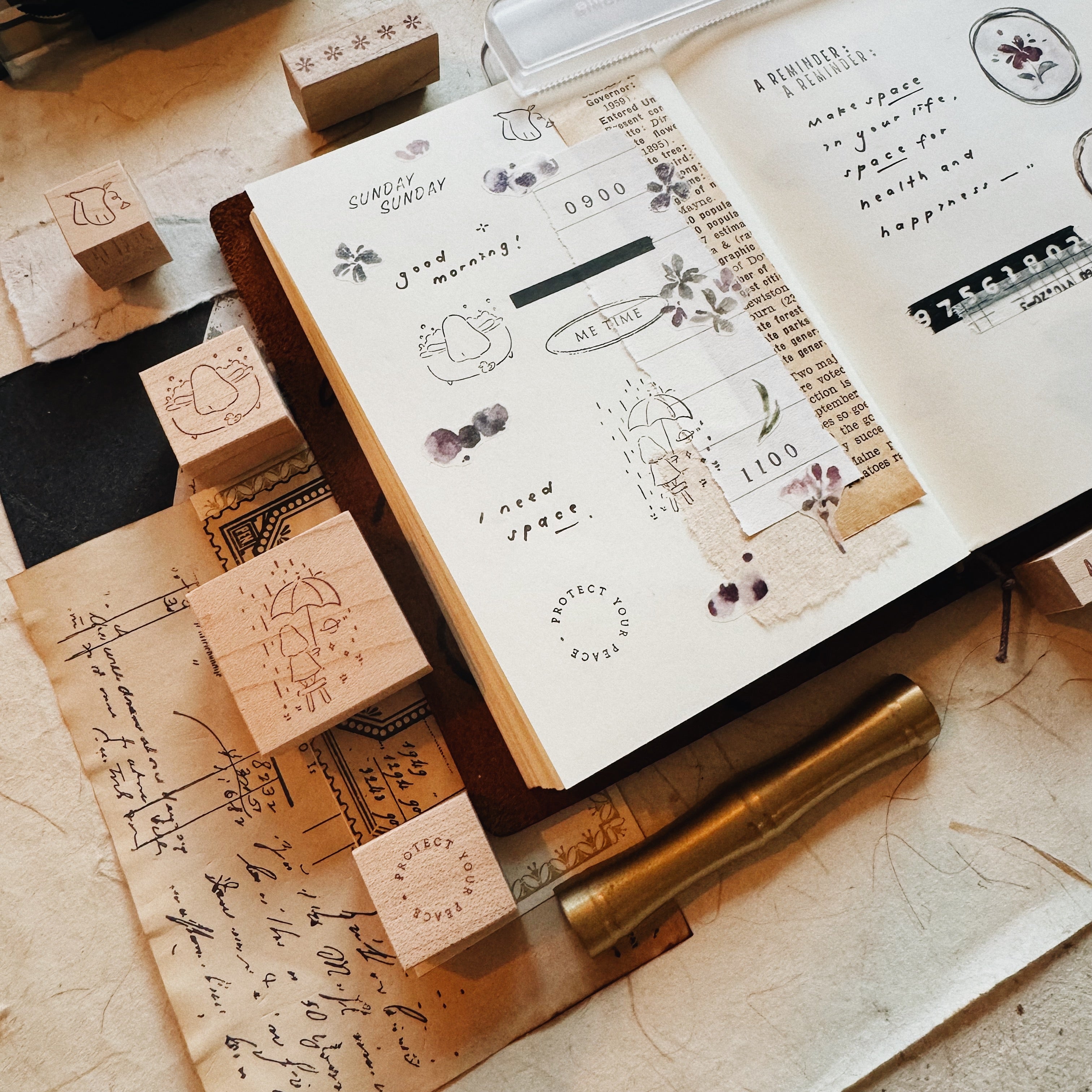 Penspapersplanner Series 8 Rubber Stamps: Silhouette (13 designs)