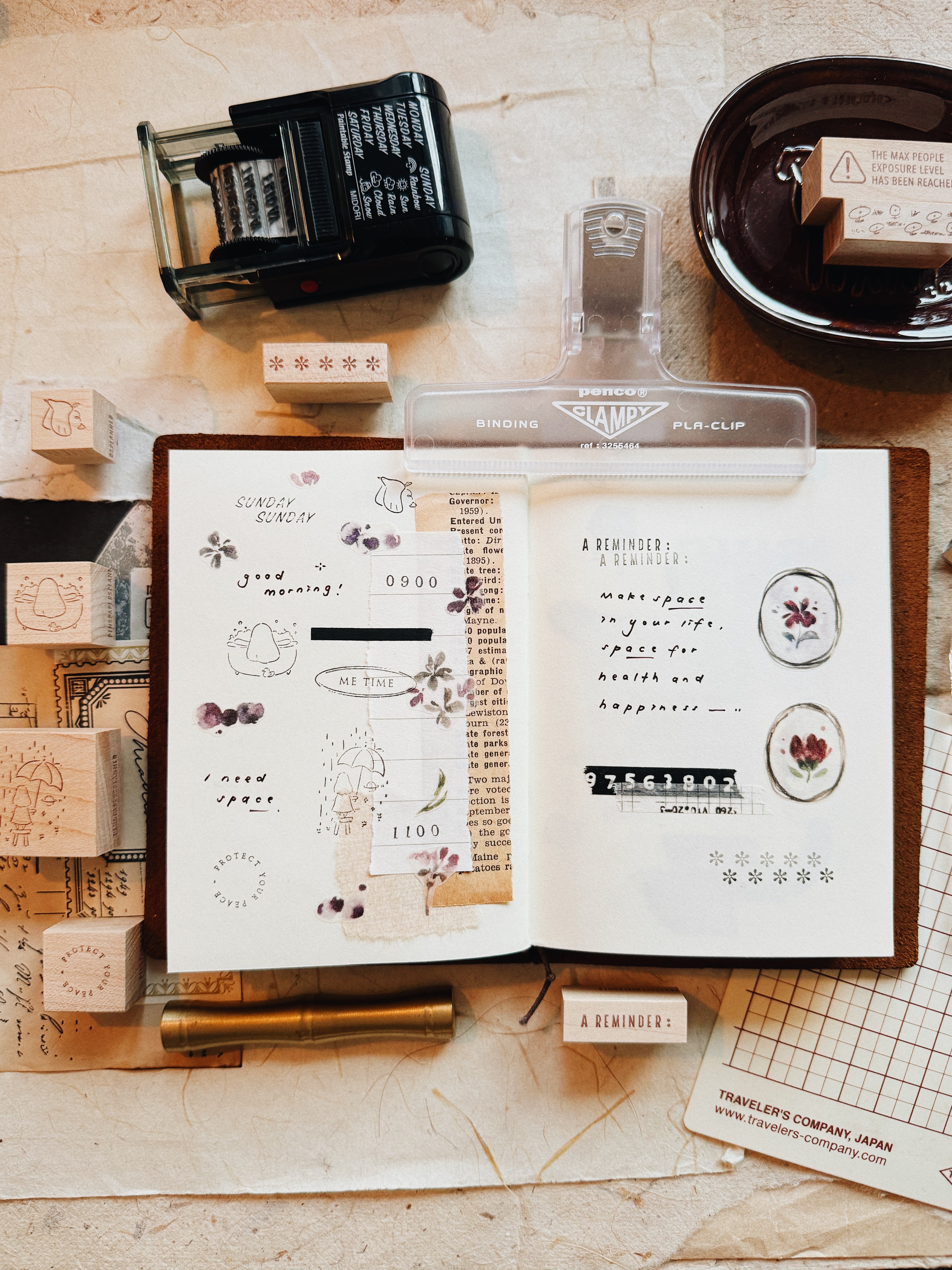Penspapersplanner Series 8 Rubber Stamps: Silhouette (13 designs)