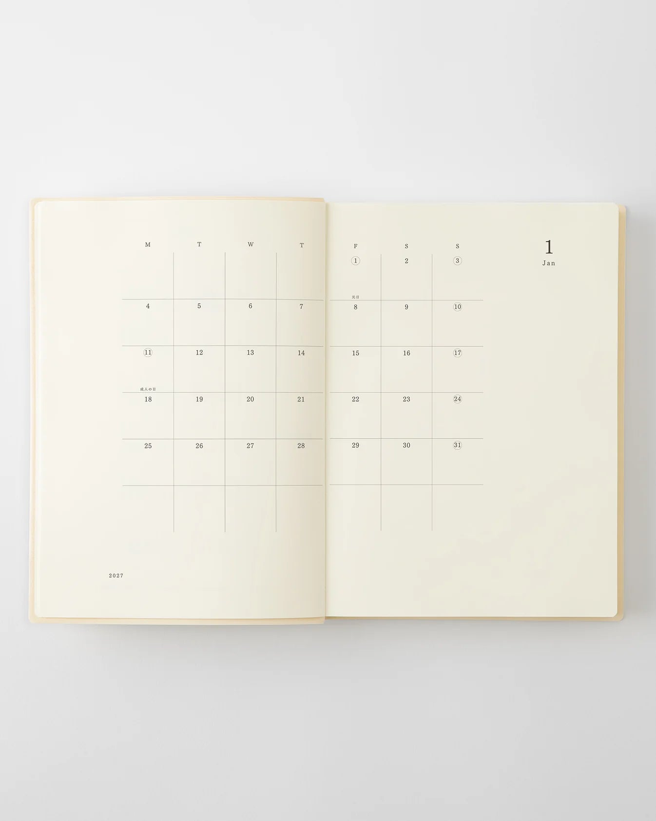 [PREORDER] Midori 2027 MD 1 Day 1 Page Diary-A5