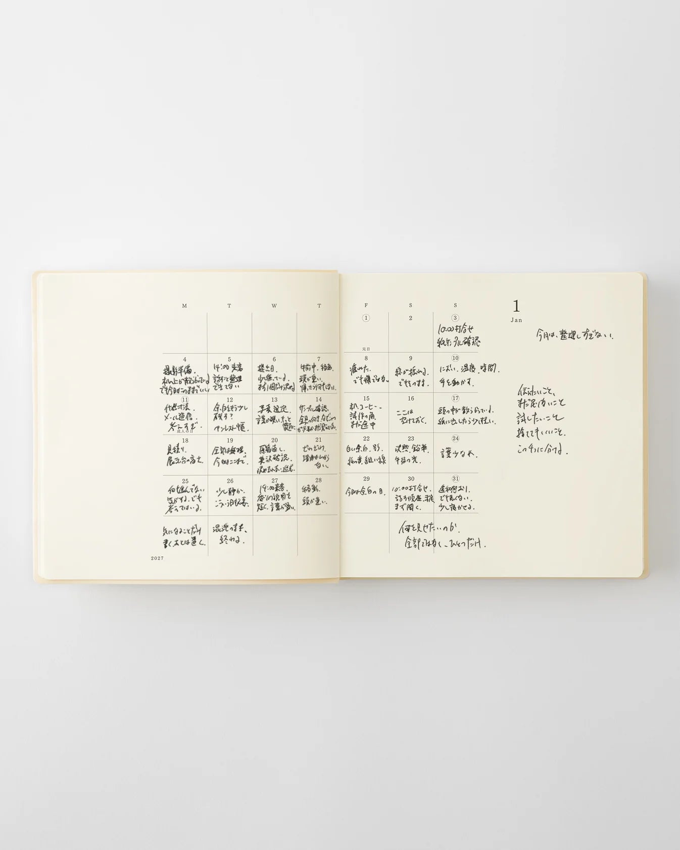 [PREORDER] Midori 2027 MD 1 Day 1 Page Diary-A5 Square