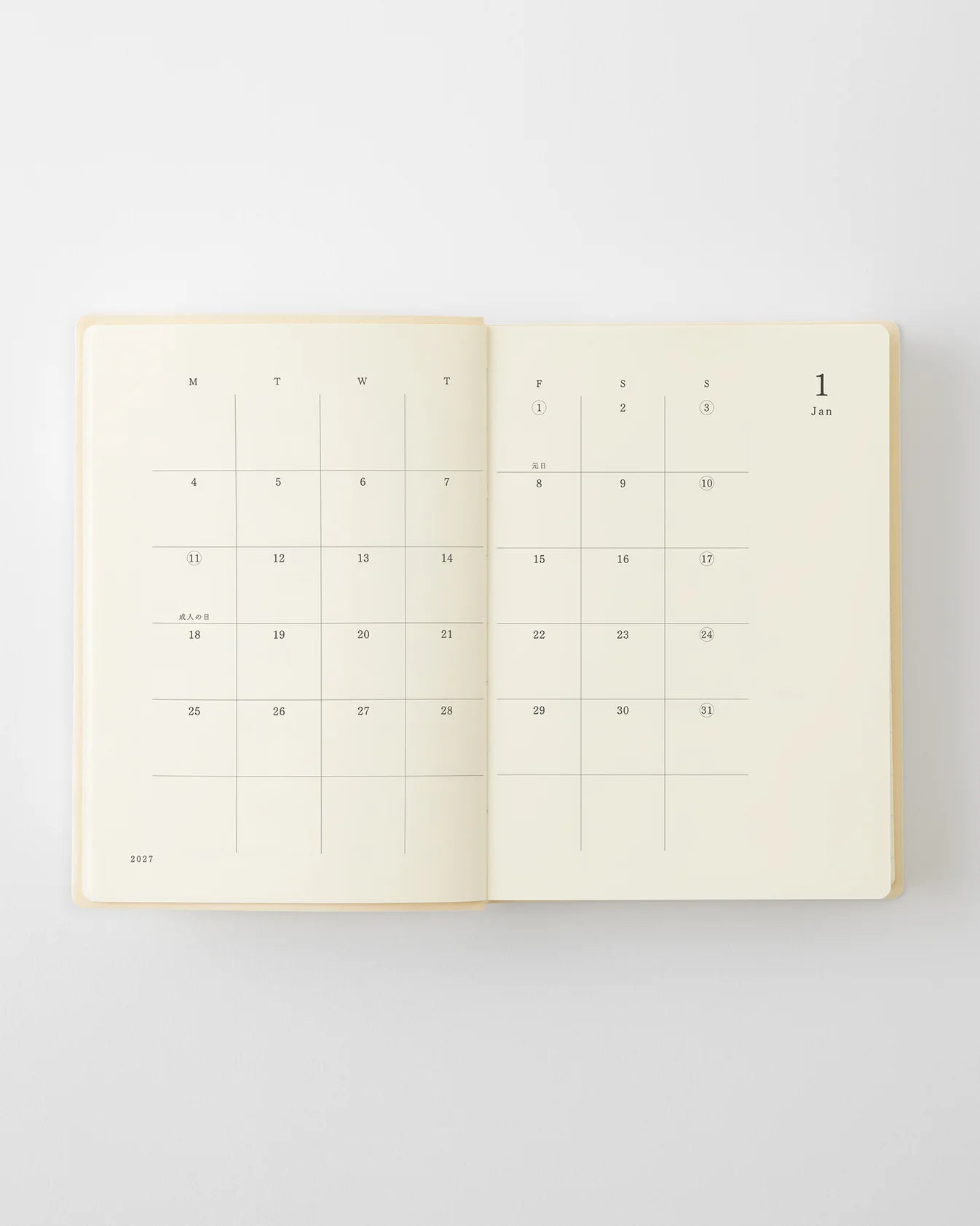 [PREORDER] Midori 2027 MD 1 Day 1 Page Diary-A6