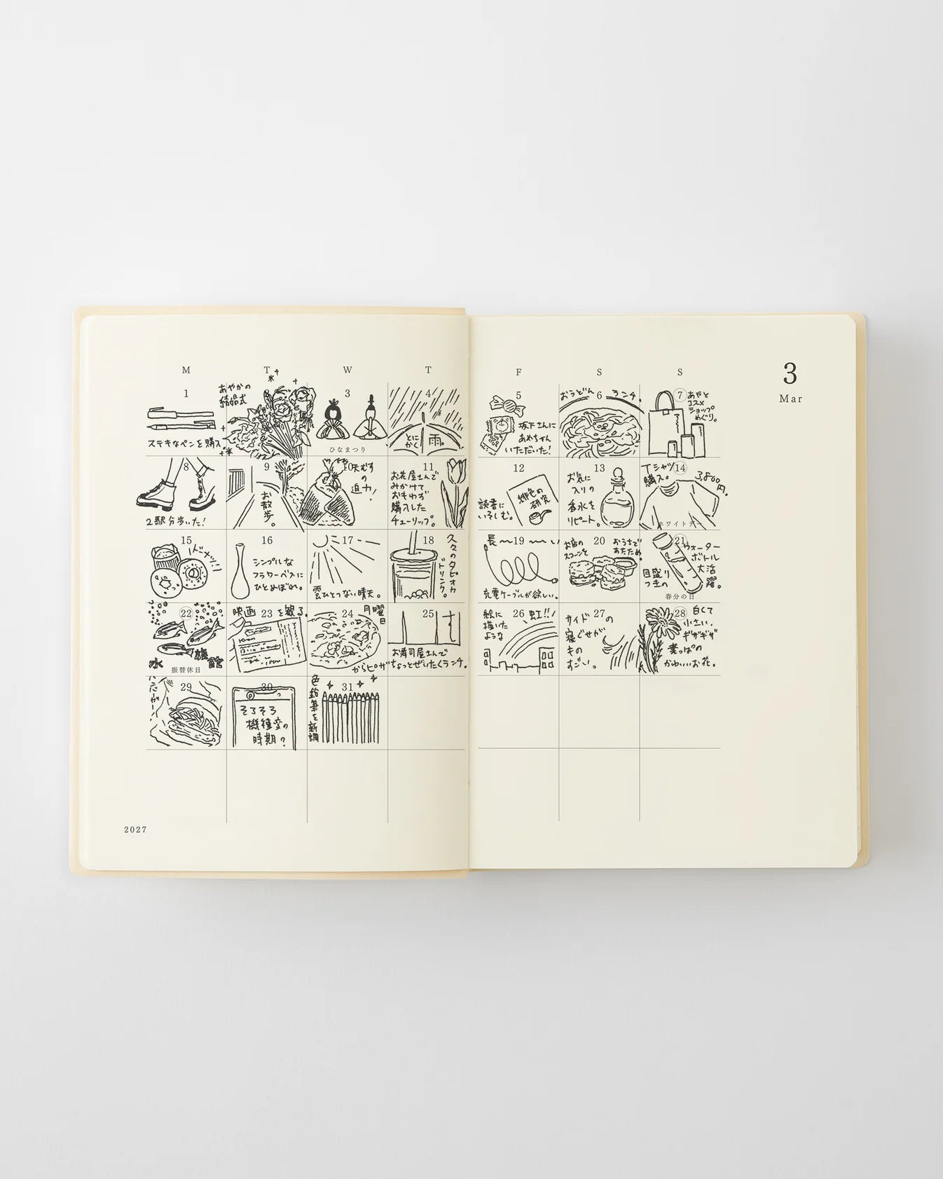[PREORDER] Midori 2027 MD 1 Day 1 Page Diary-A6