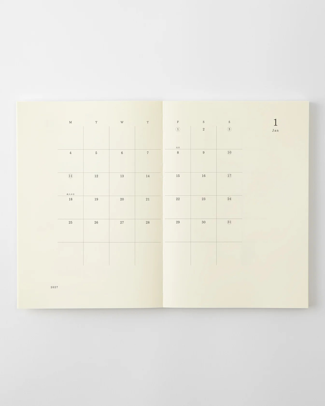[PREORDER] Midori 2027 MD Notebook Diary-A5