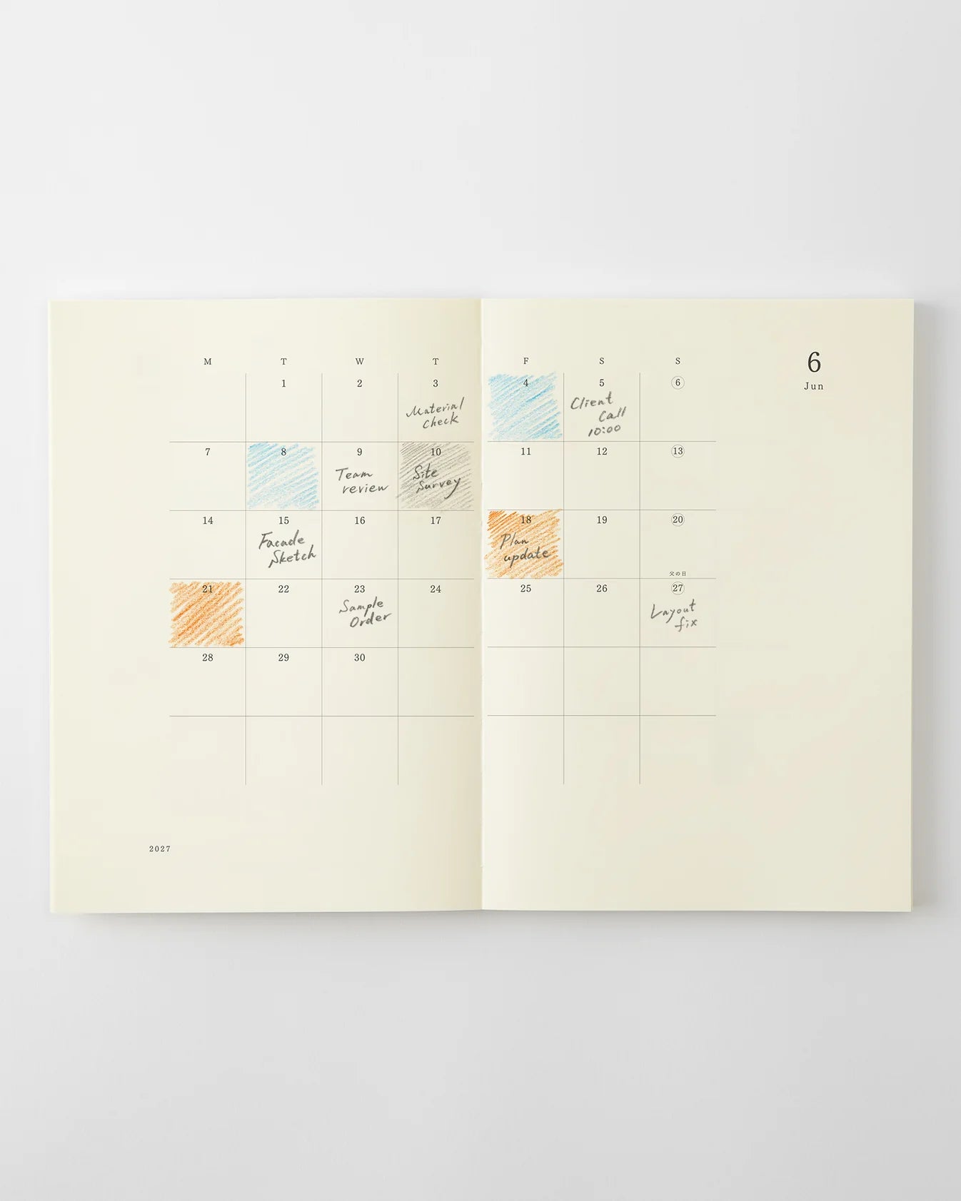 [PREORDER] Midori 2027 MD Notebook Diary-A5