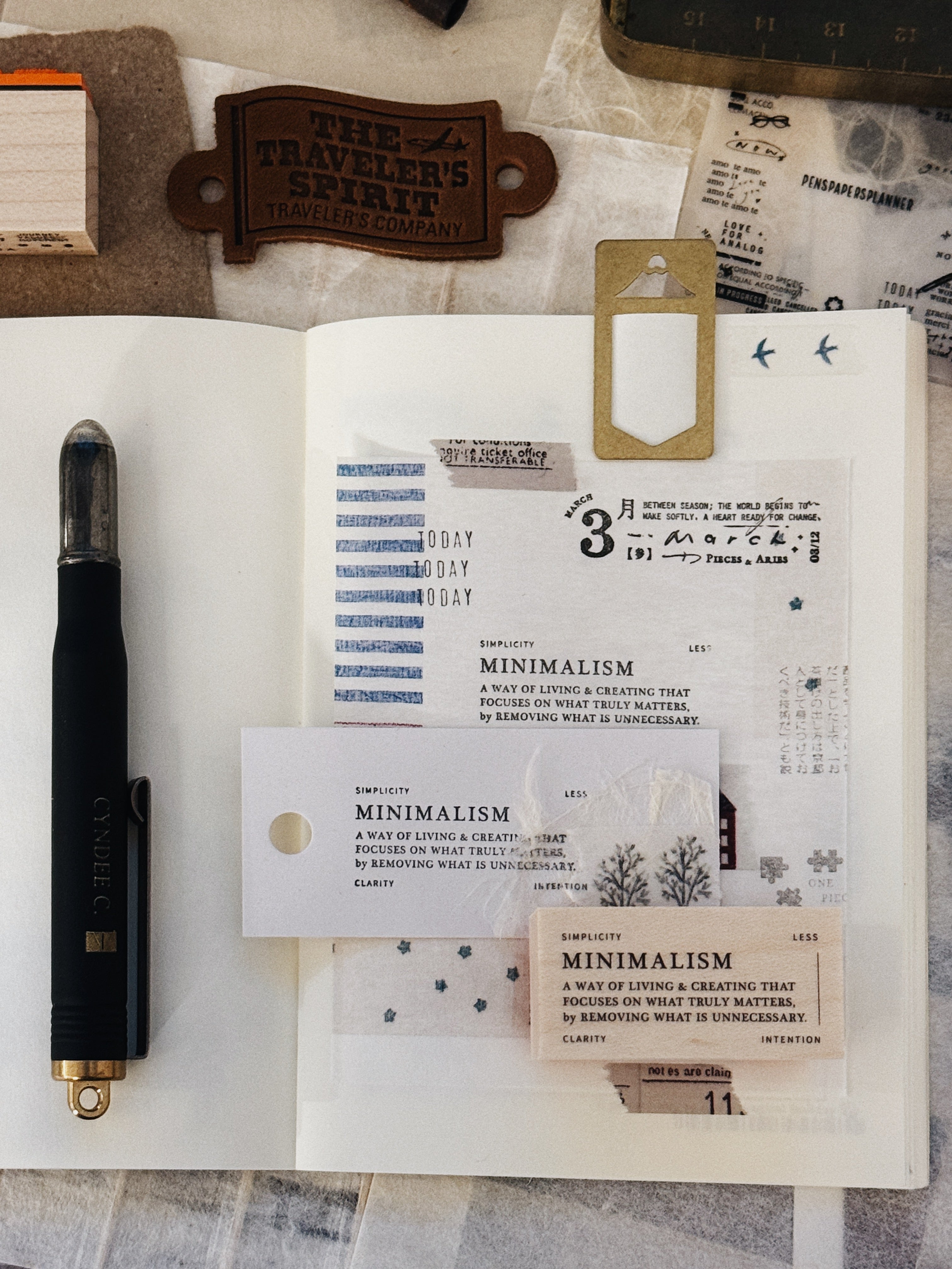 Penspapersplanner Series 8 Rubber Stamps: (10 designs)