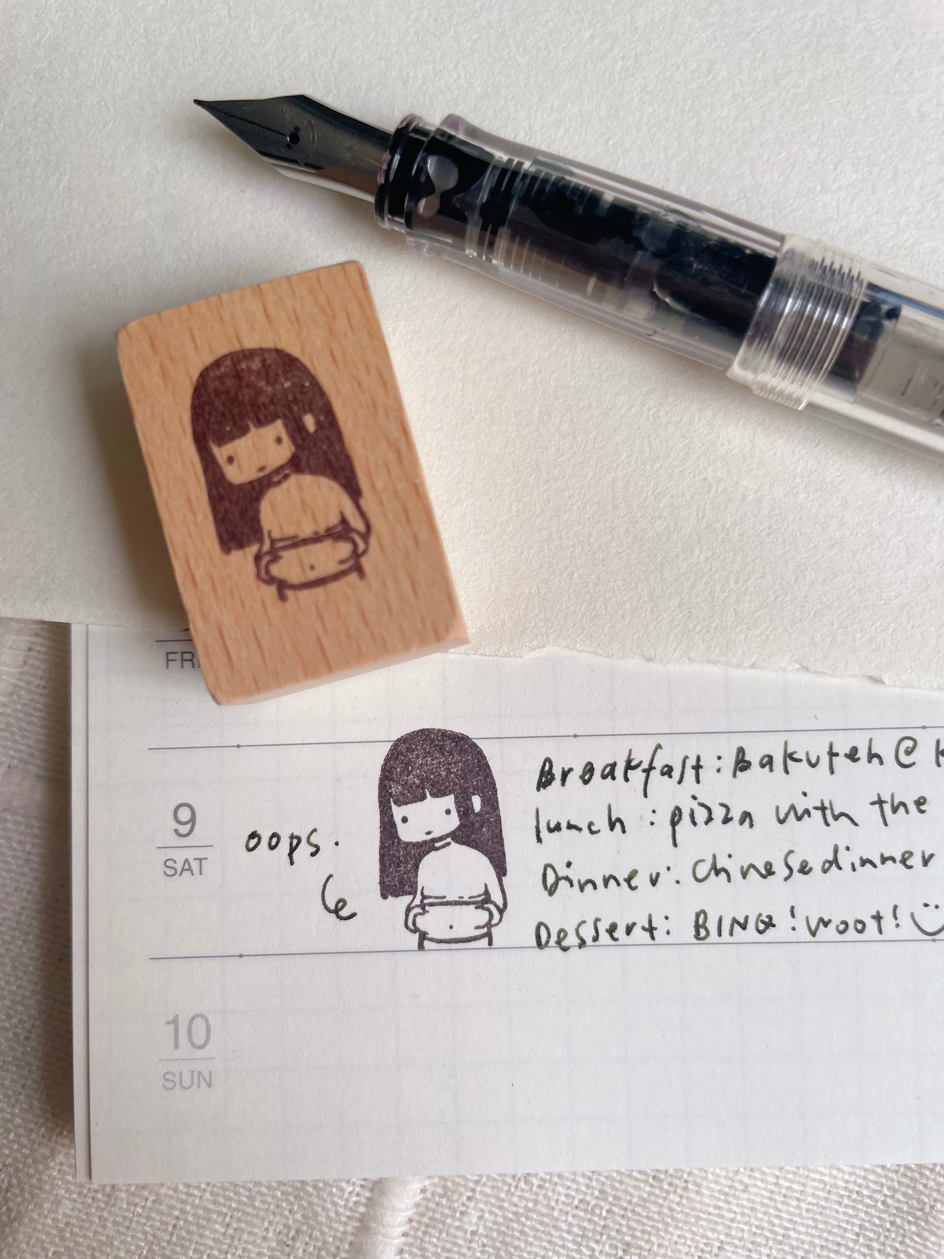msbulat Rubber Stamp: Self-made Meat