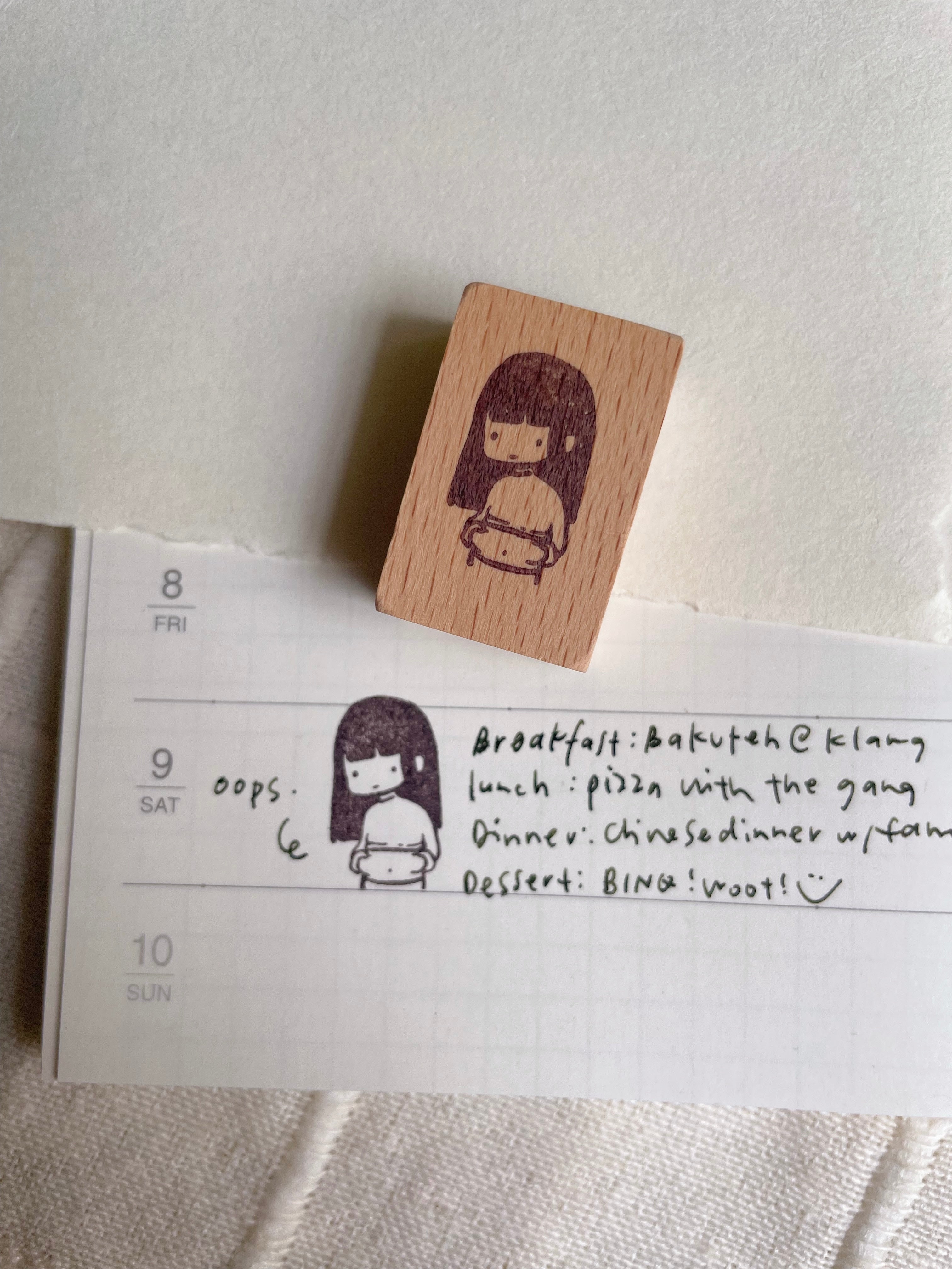 msbulat Rubber Stamp: Self-made Meat