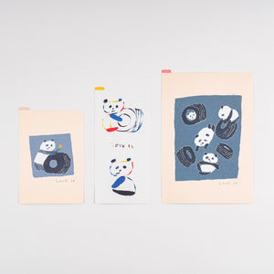 Hobonichi Techo Jin Kitamura (Love it Panda) Pencil Board (3 Sizes)