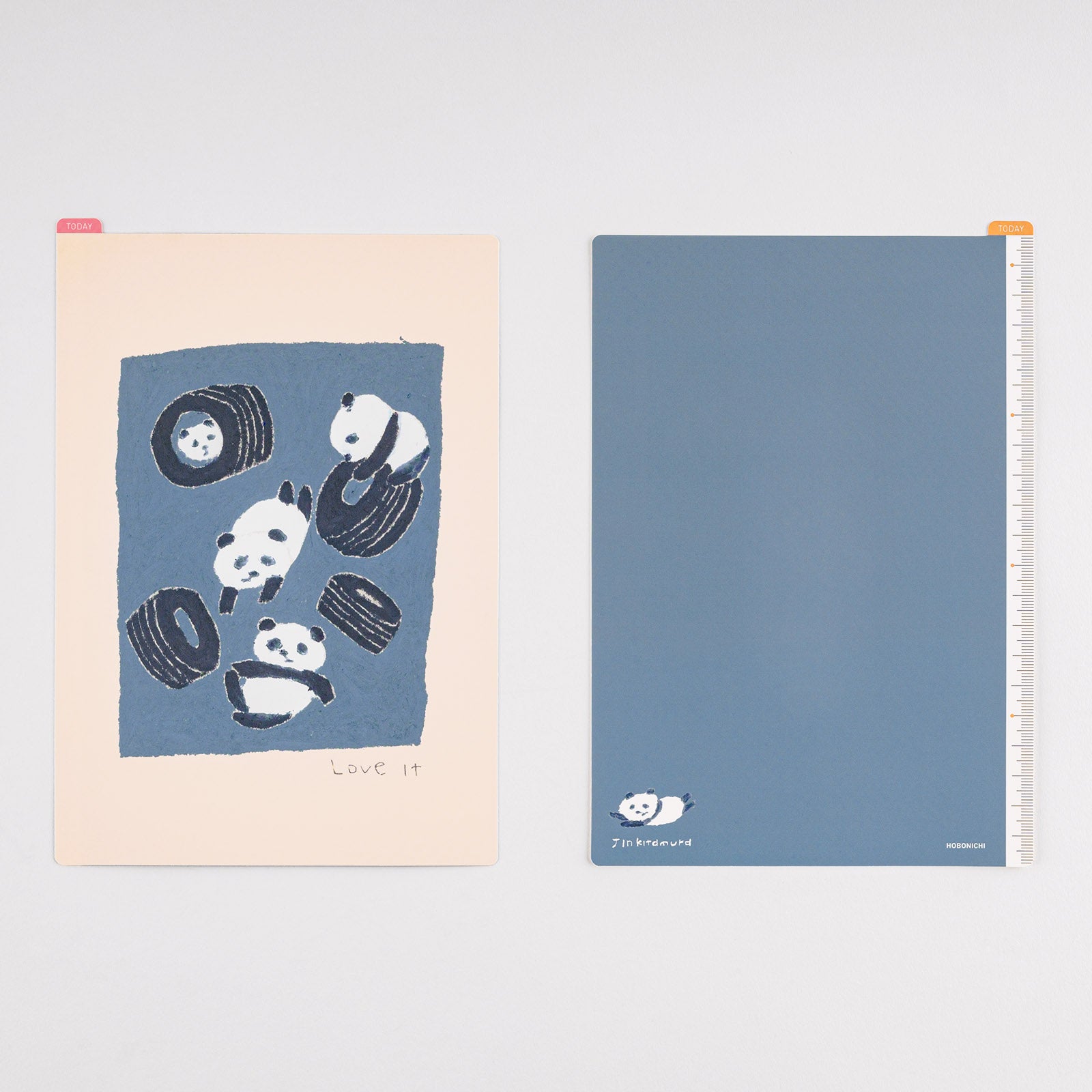 Hobonichi Techo Jin Kitamura (Love it Panda) Pencil Board (3 Sizes)