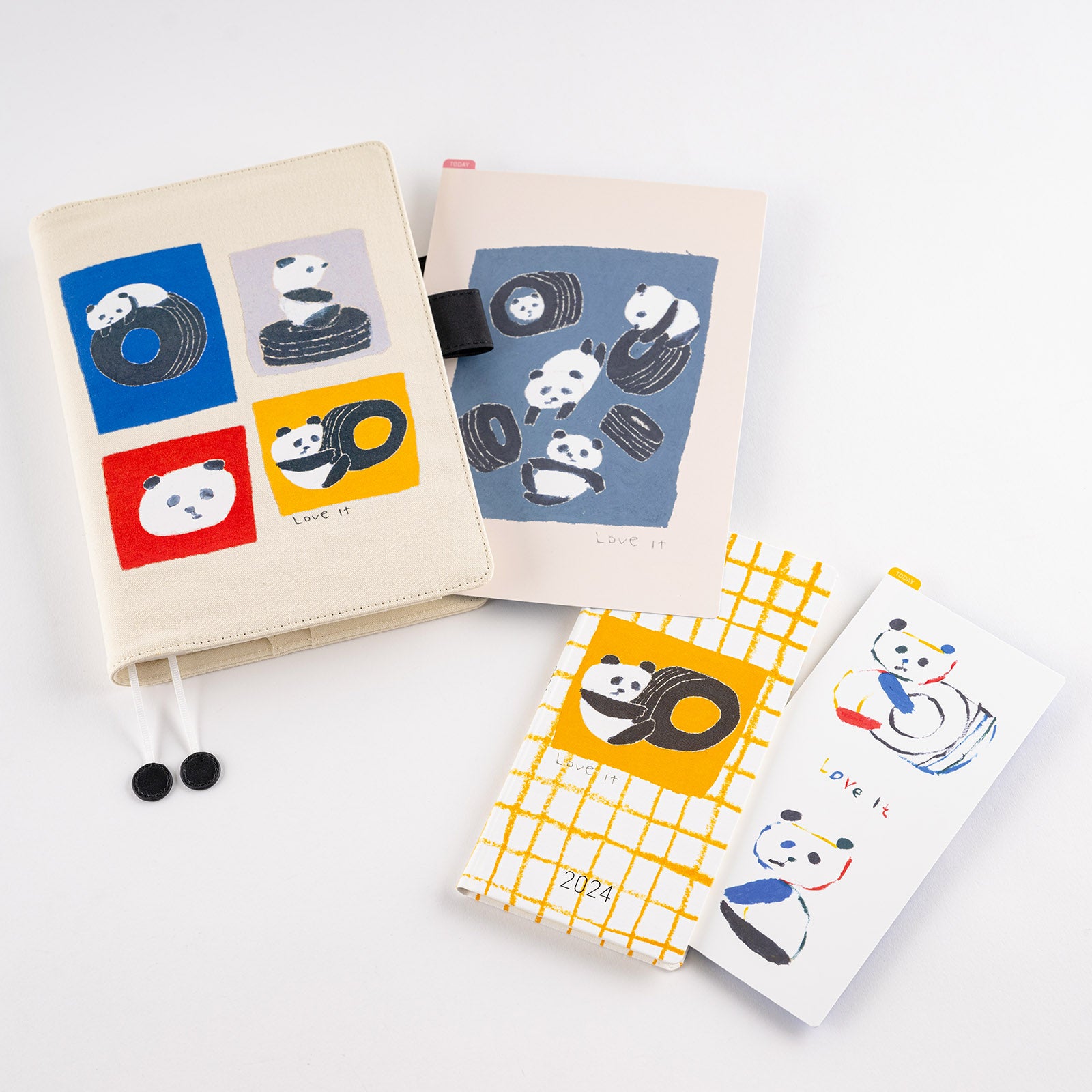 Hobonichi Techo Jin Kitamura (Love it Panda) Pencil Board (3 Sizes)