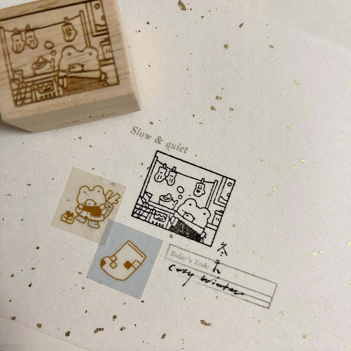 Hatsu Midori My Everyday Corner Rubber Stamps (7 designs, sold separately)