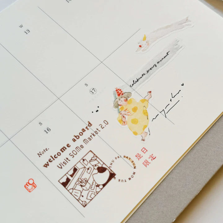 Hatsu Midori My Everyday Corner Rubber Stamps (7 designs, sold separately)