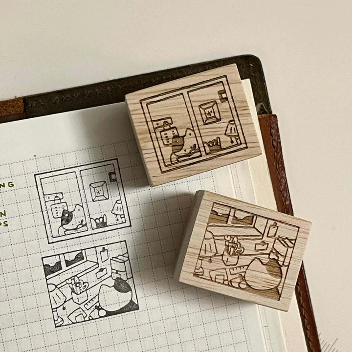 Hatsu Midori My Everyday Corner Rubber Stamps (7 designs, sold separately)