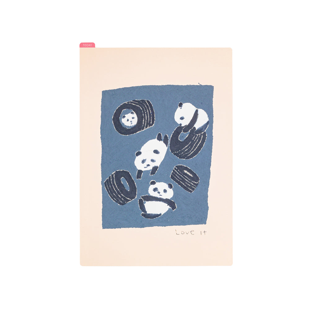 Hobonichi Techo Jin Kitamura (Love it Panda) Pencil Board (3 Sizes)