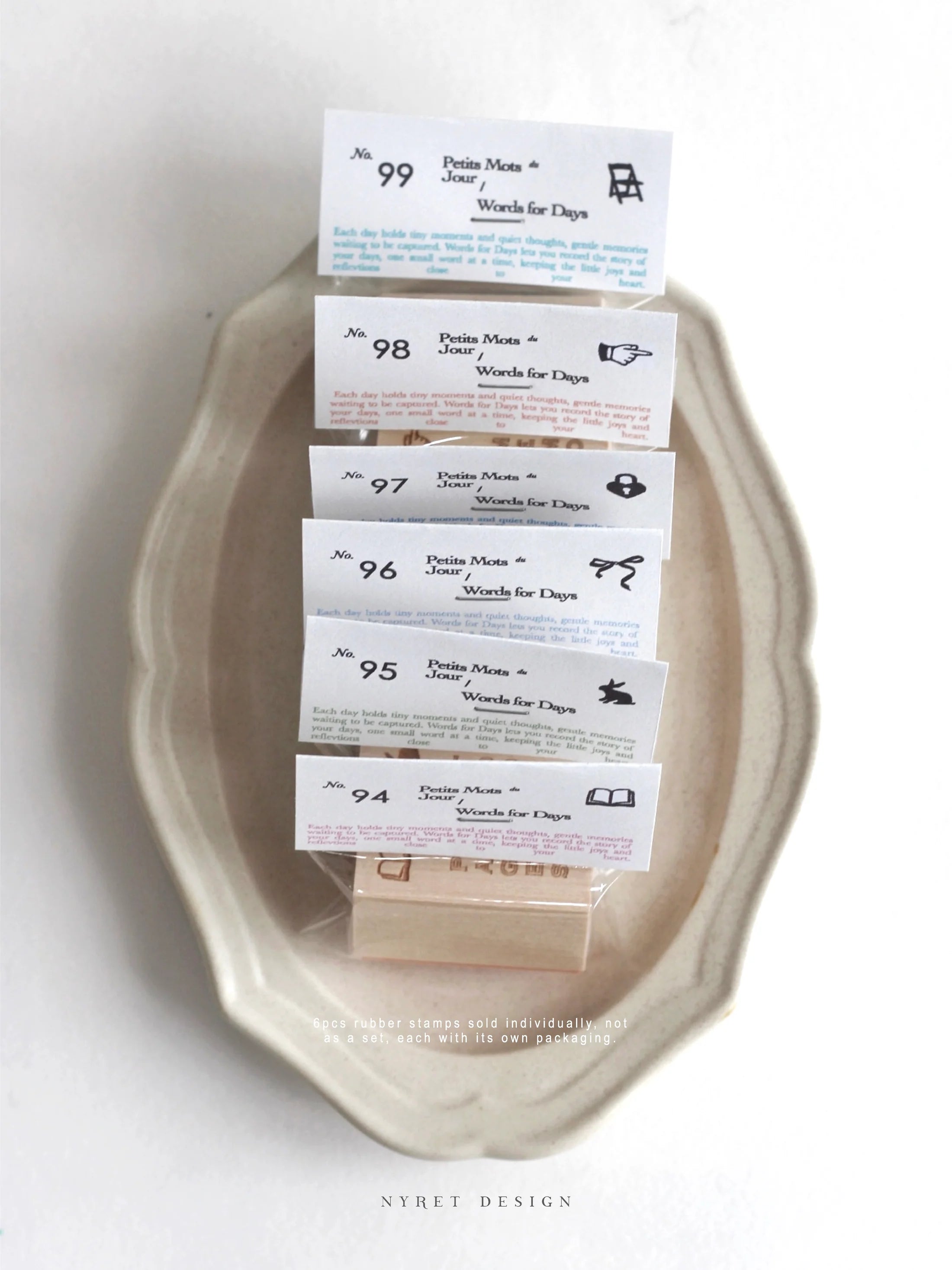 Nyret vol. 14 Rubber Stamp: 6 Designs