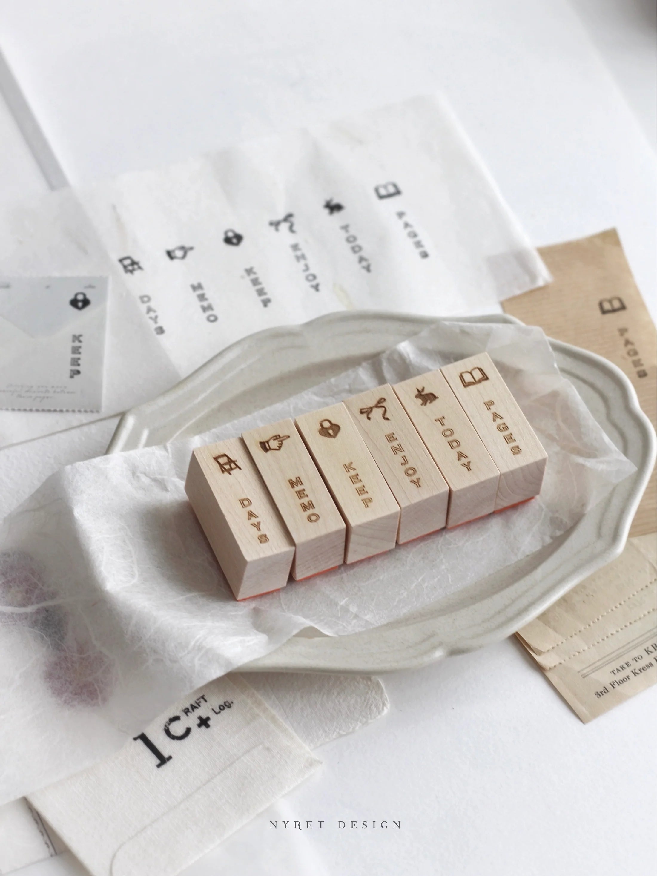 Nyret vol. 14 Rubber Stamp: 6 Designs