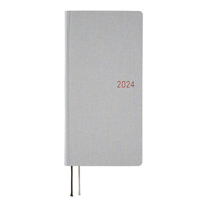 Hobonichi Techo 2024 Weeks - Colors: Stylish Gray (Wallet Size)