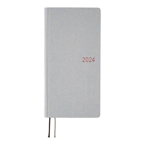 Hobonichi Techo 2024 Weeks Mega - Colors: Stylish Grey (Wallet Size)