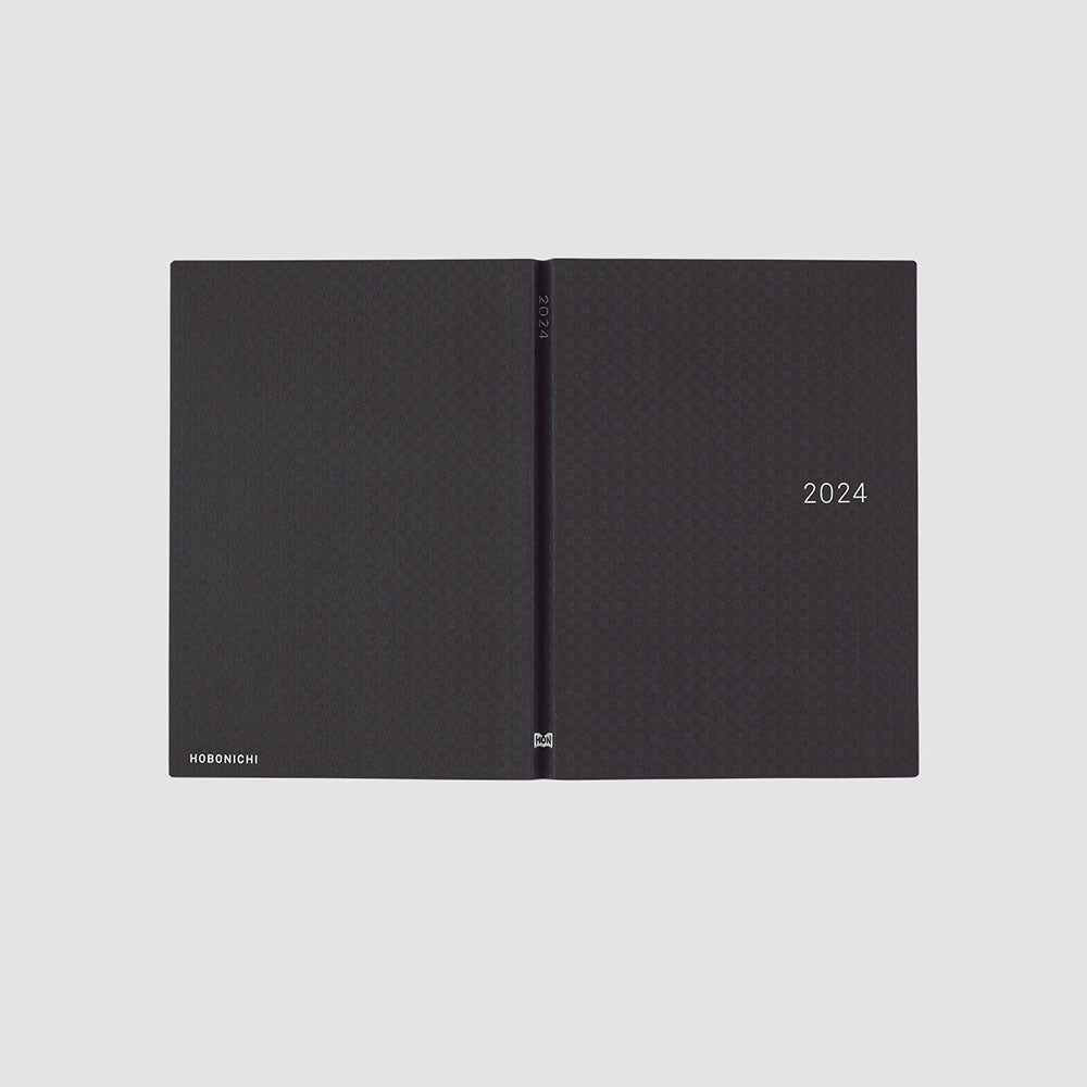 Hobonichi Techo 2024 HON A5- Paper Series: Black Gingham