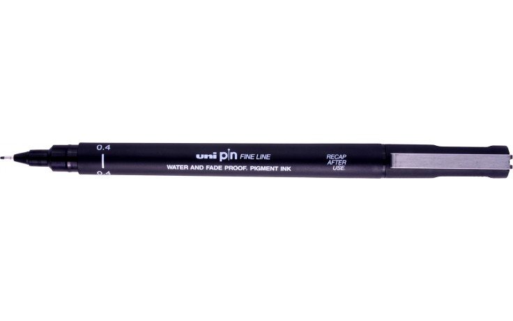 Uni Pin Fine Line Drawing Pen-Black - Smidapaper Ikigai Shop