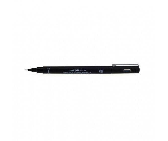 Uni Pin Fine Line Drawing Pen-Black - Smidapaper Ikigai Shop