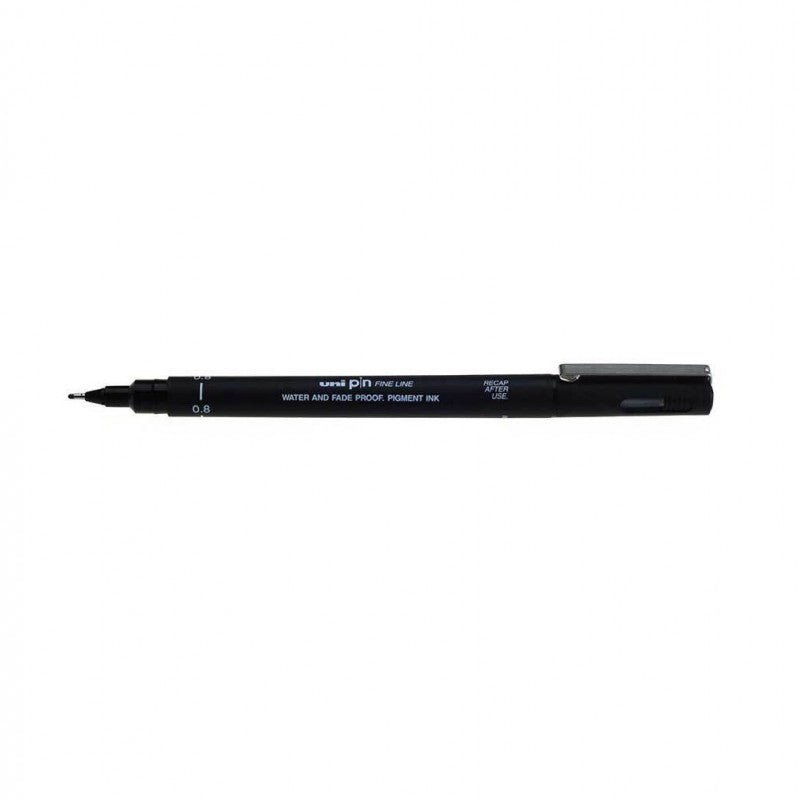 Uni Pin Fine Line Drawing Pen-Black - Smidapaper Ikigai Shop