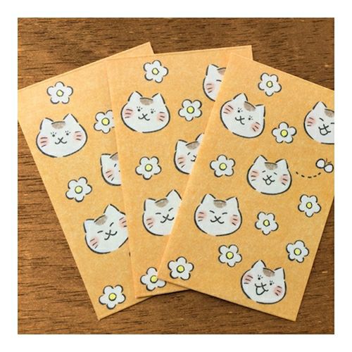 Furukawashiko Petit Envelope- Cat Forest - Smidapaper Ikigai Shop