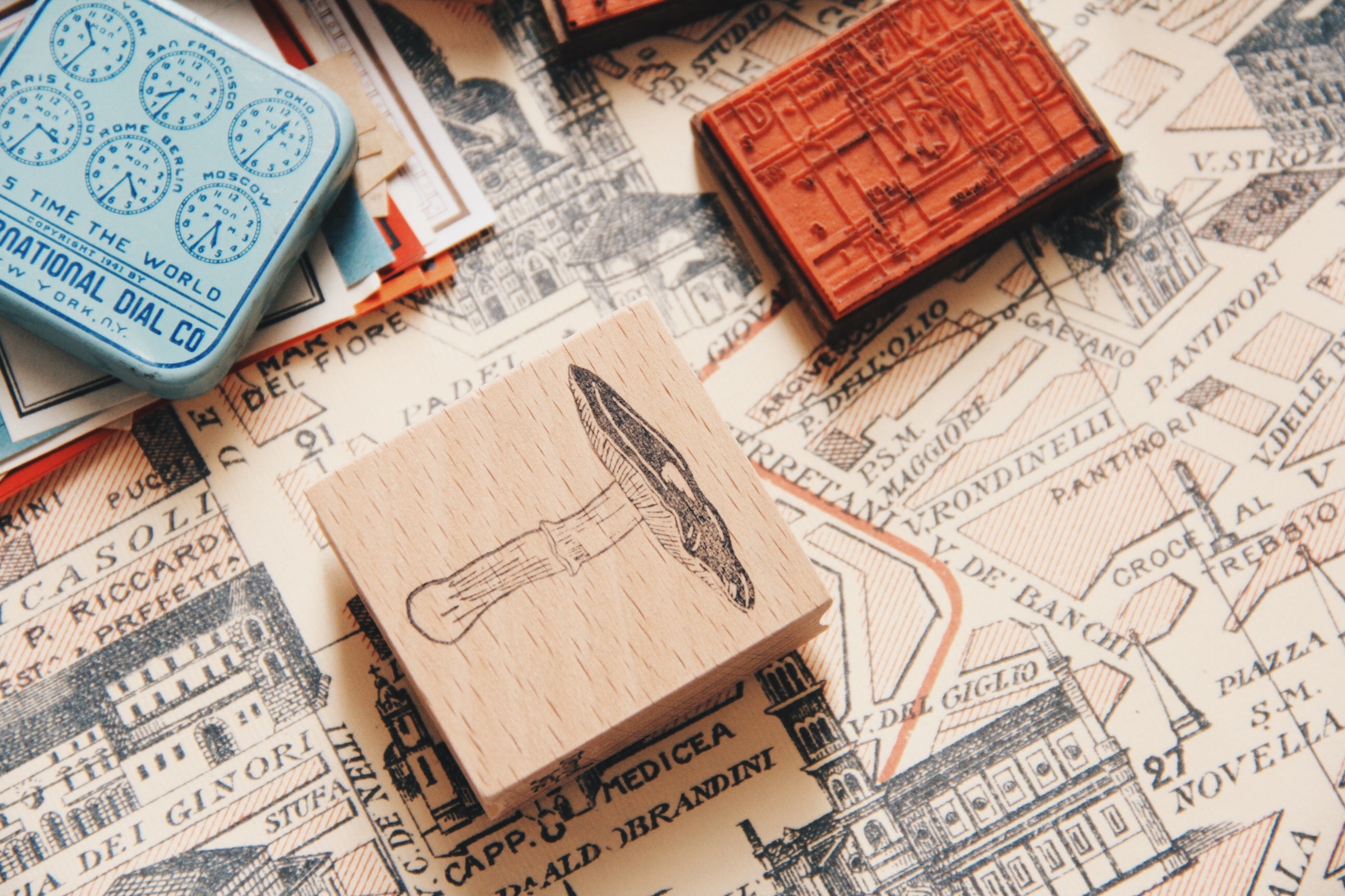 Stempel Jazz Toadstool Rubber Stamp - Smidapaper Ikigai Shop