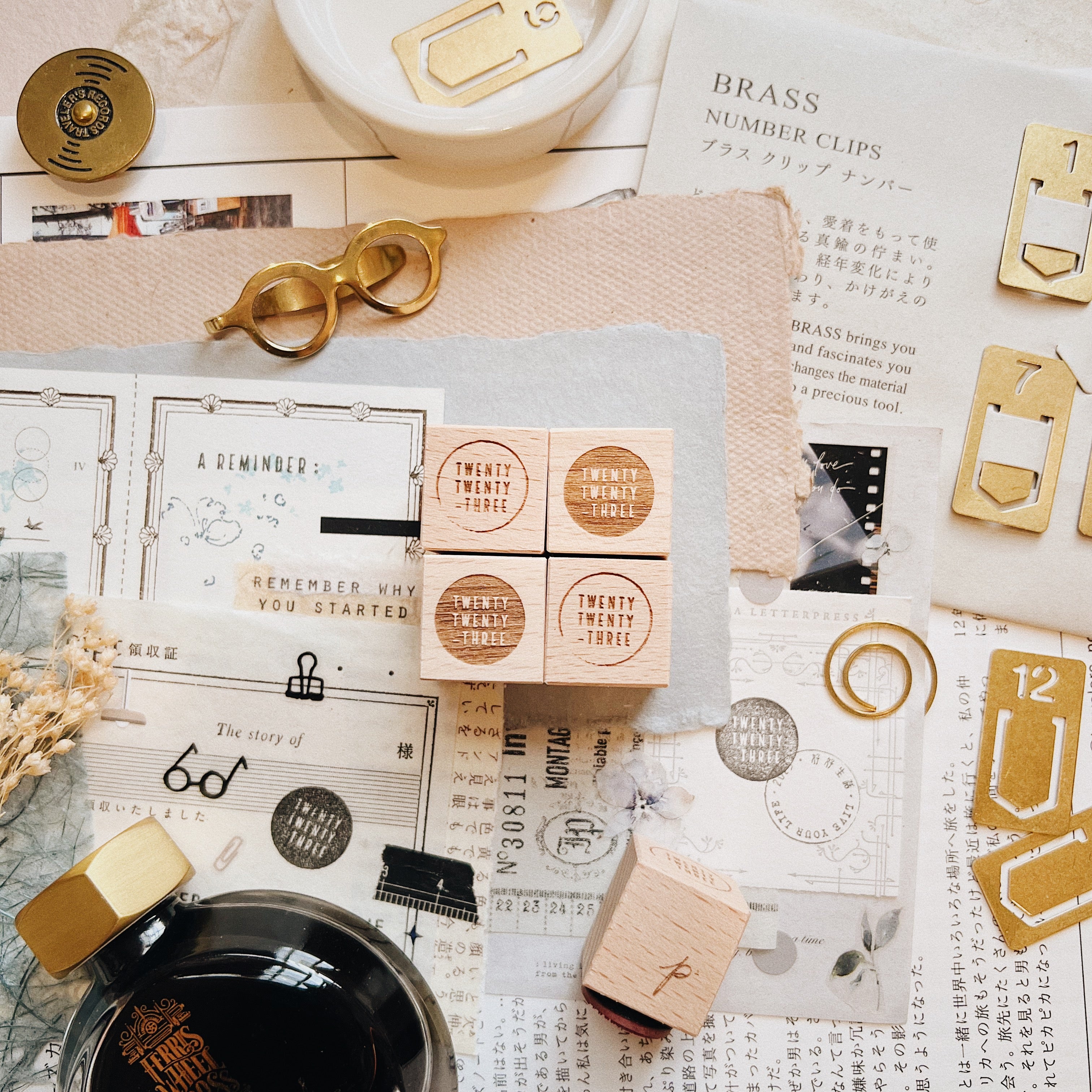 021 Circle 2023 Rubber Stamp by Penspapersplanner
