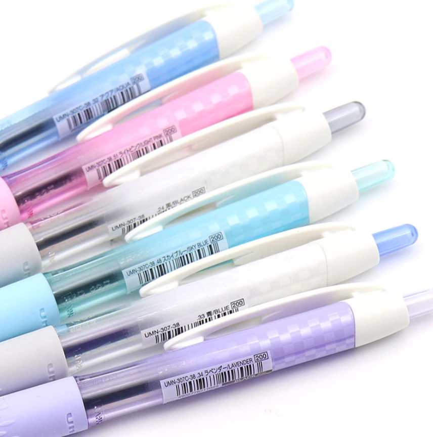 Uni-Ball Signo 307 Gel Ink Pen 0.38mm - Blue (Blue Ink) - Smidapaper Ikigai Shop