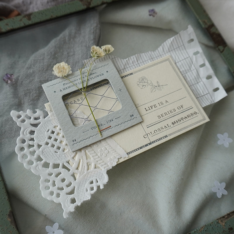 Photo Slide Memo Letterpress Cards - Smidapaper Ikigai Shop