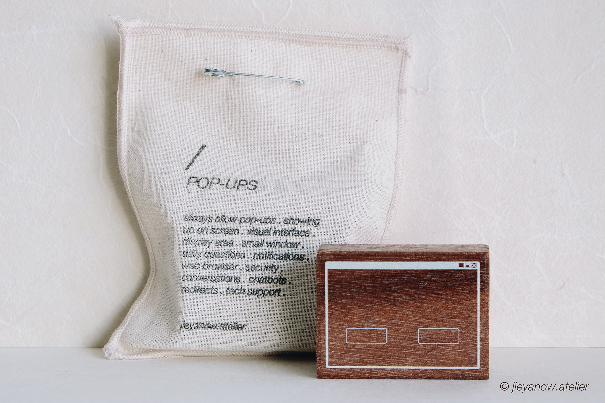 Jieyanow Atelier Pop-Up Rubber Stamp - Smidapaper Ikigai Shop