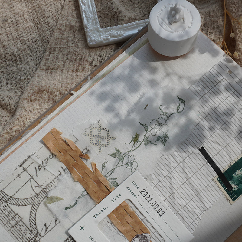 Vol. 5 One Flower One Prayer: Handmade Stone Seal Stamps (5 designs) - Smidapaper Ikigai Shop