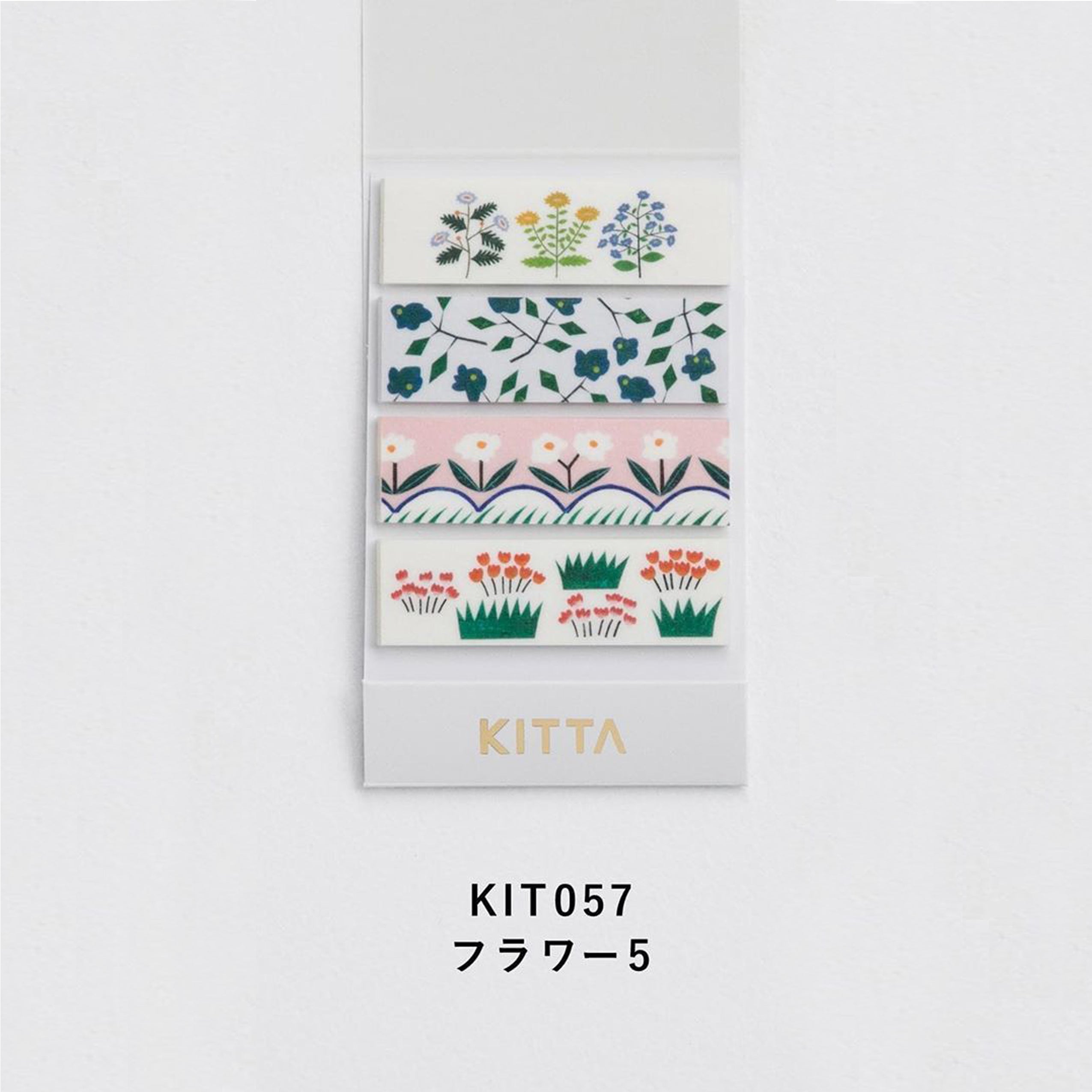 KITTA Washi Tape-KIT057 Flower - Smidapaper Ikigai Shop