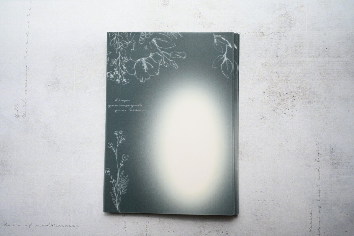 Tutty Design A7 Tracing Paper: Blue Fleur - Smidapaper Ikigai Shop