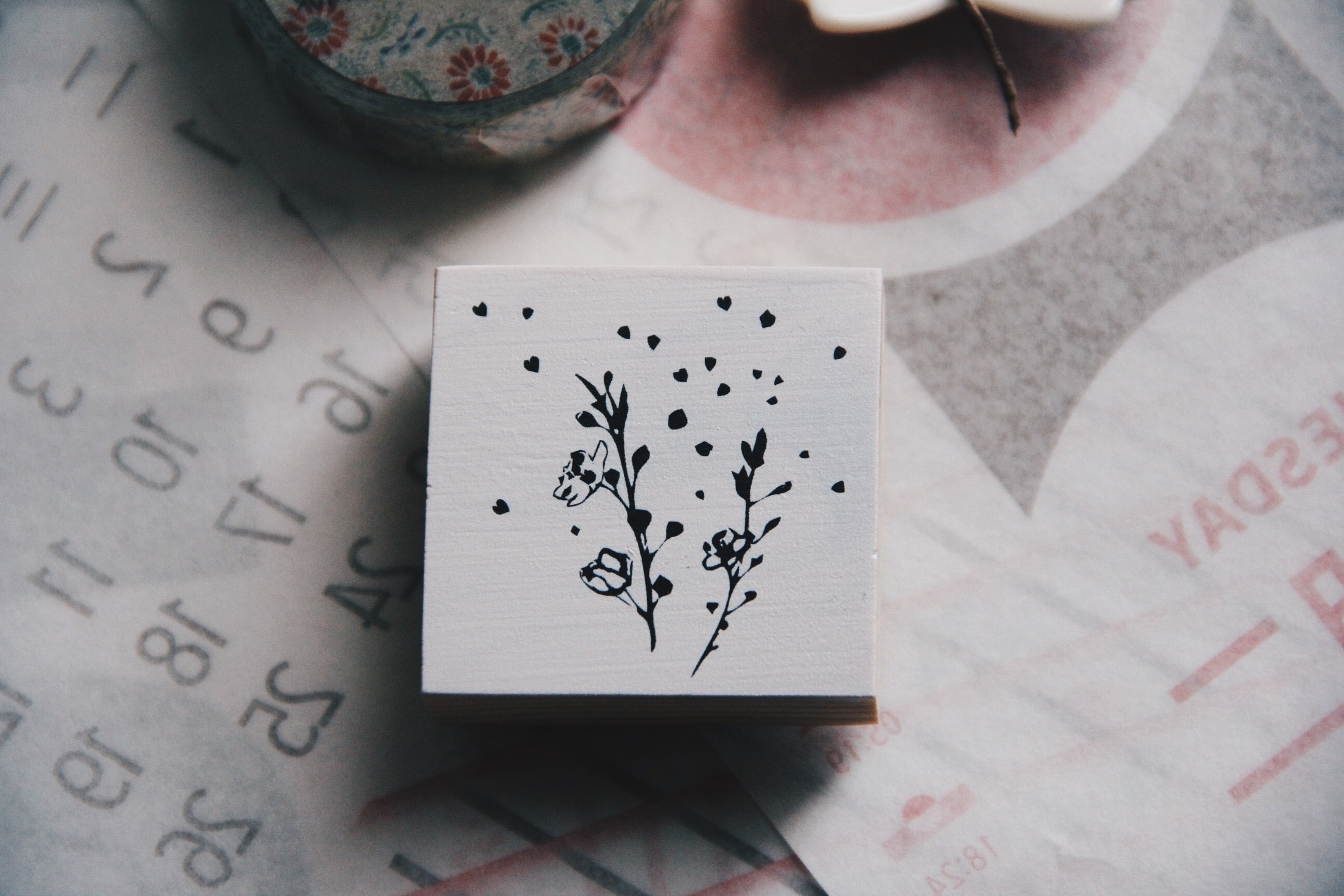 Oola Botanical Stamp No. 4 - Smidapaper Ikigai Shop