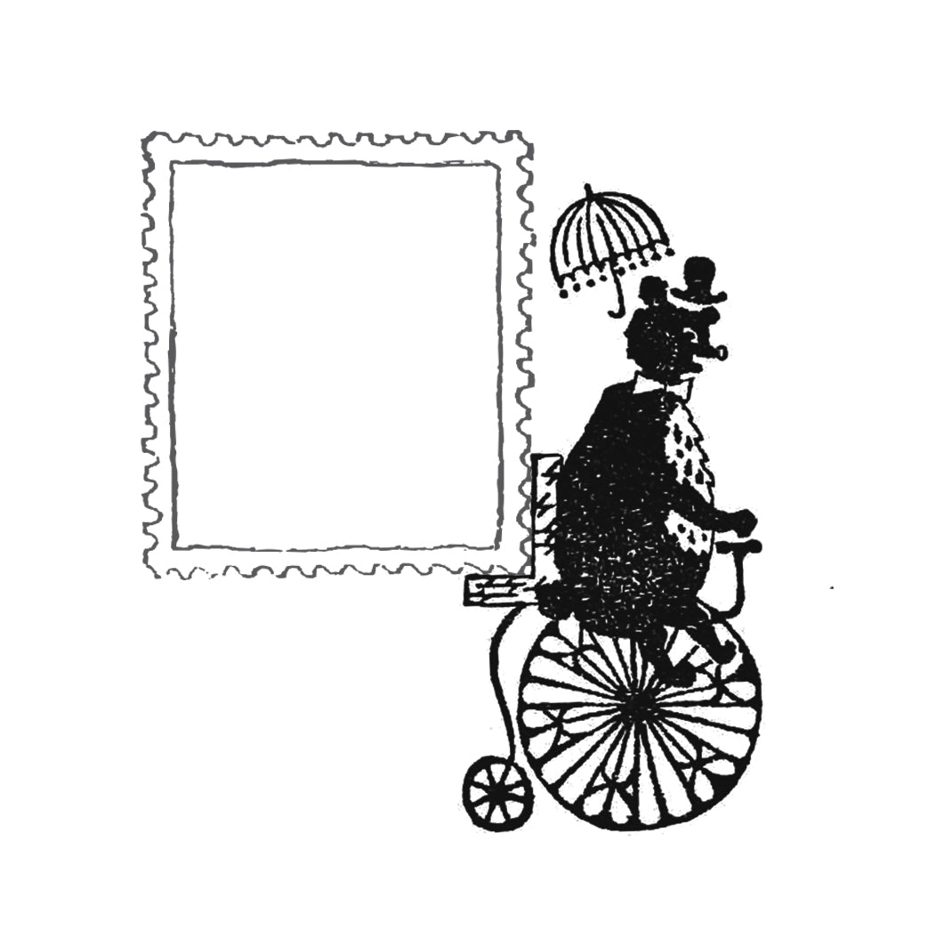 Wonderland: Carry, Bear Revol Stamp - Smidapaper Ikigai Shop