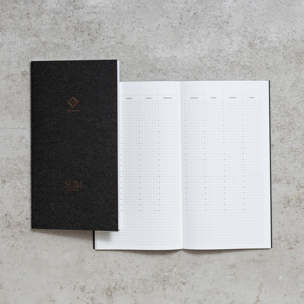 Take a Note Slim Weekly Undated Planner