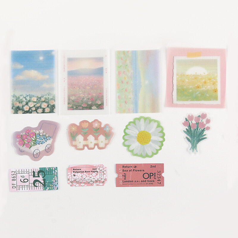 BGM Flake Seal-Travel Diary: Flower Garden