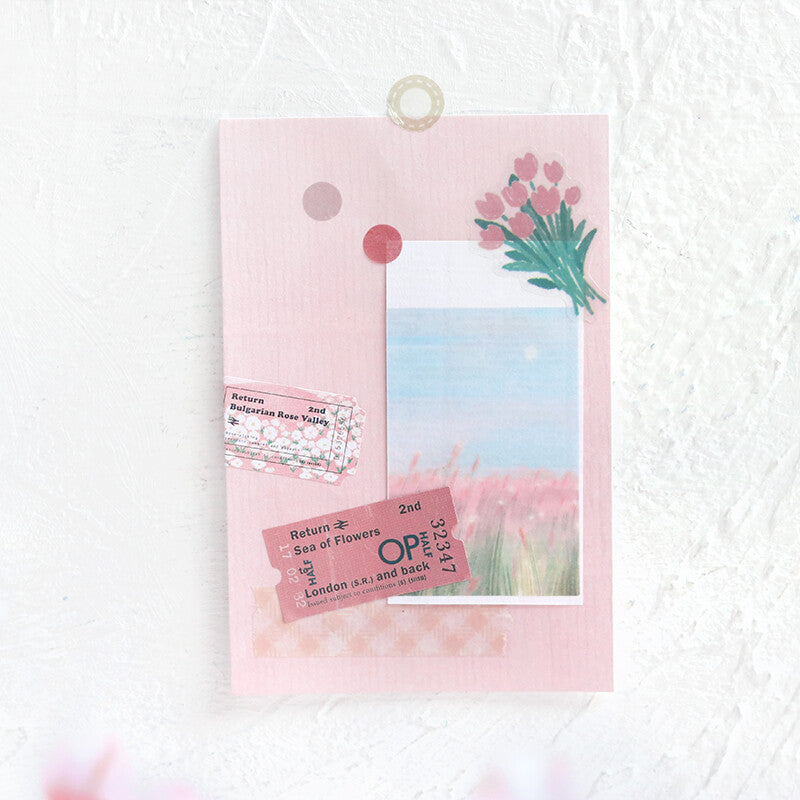 BGM Flake Seal-Travel Diary: Flower Garden