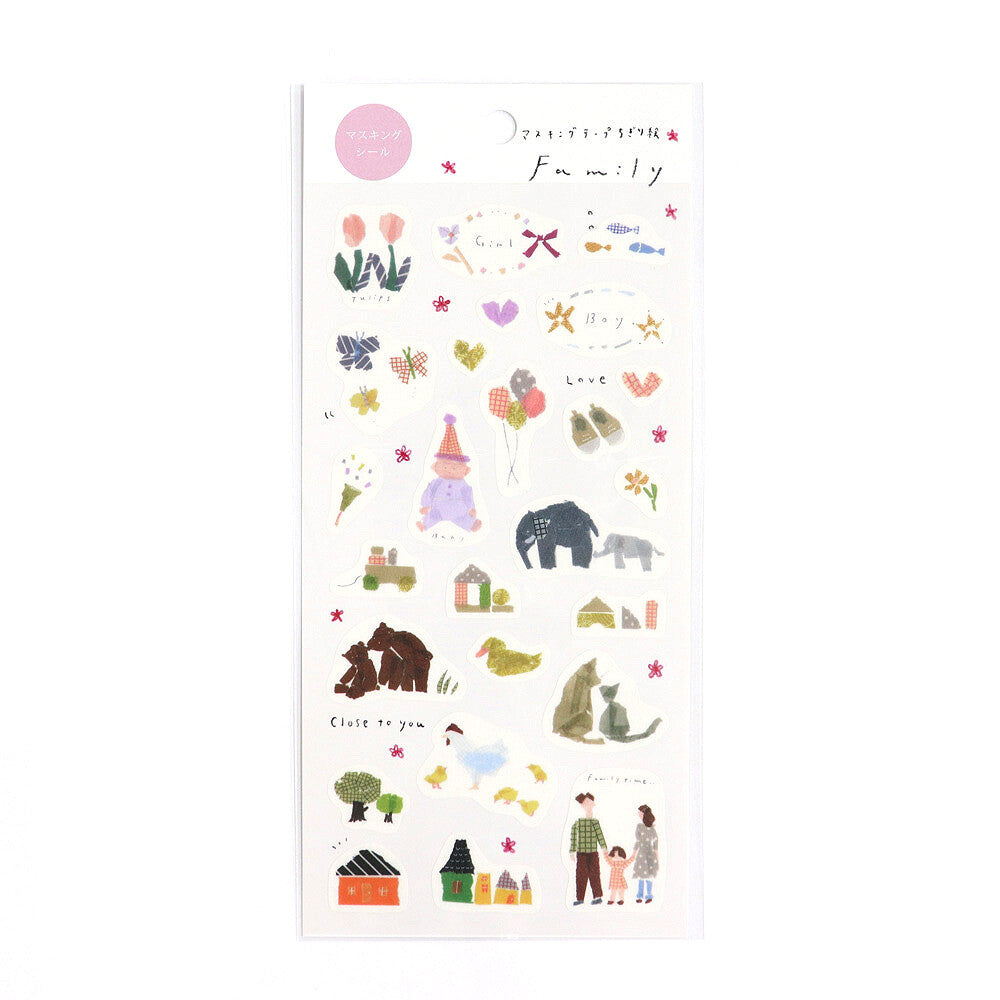 Miki Tamura Family Washi Stickers